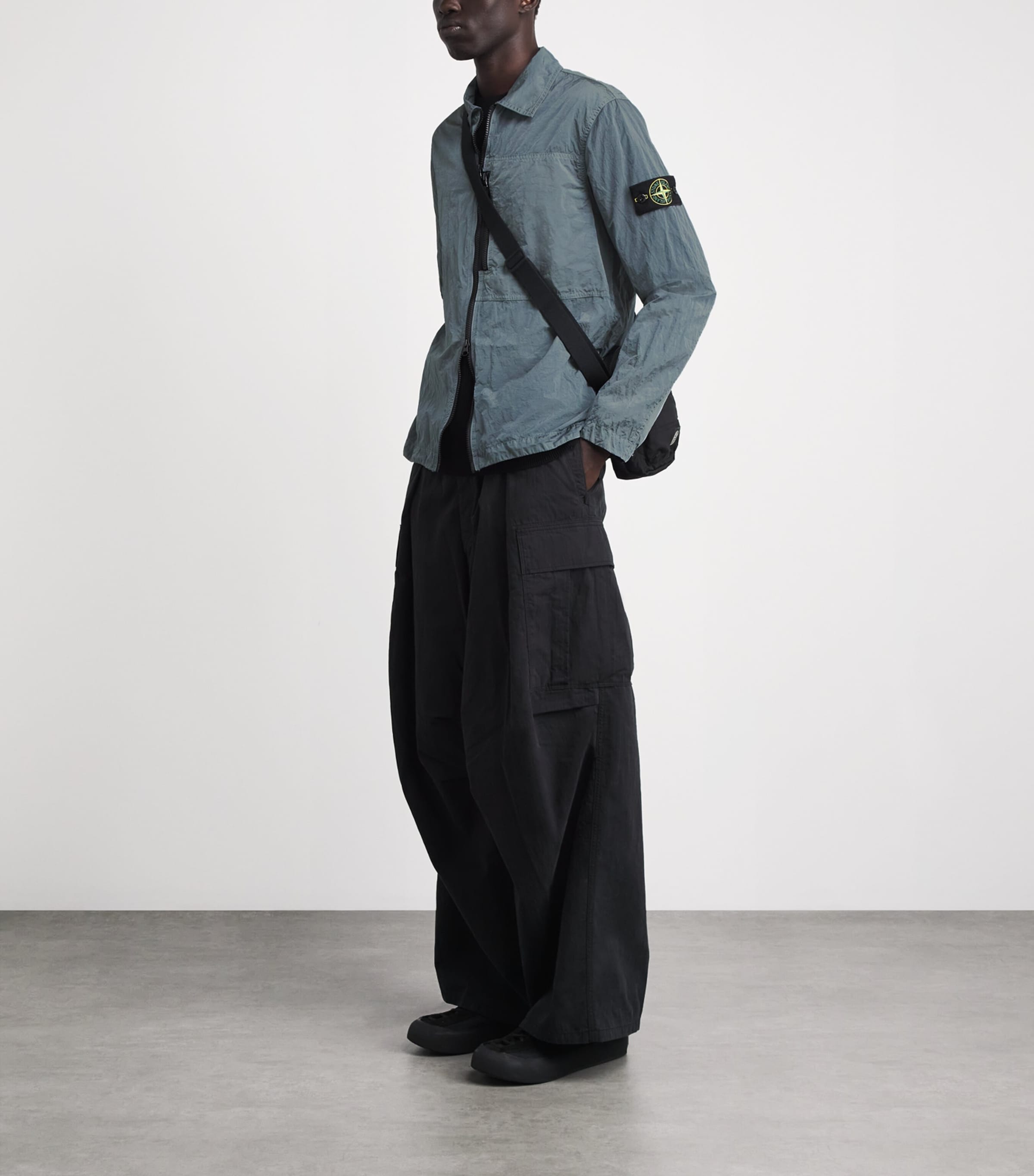 Stone Island Mens Nylon Metal Overshirt Image 2