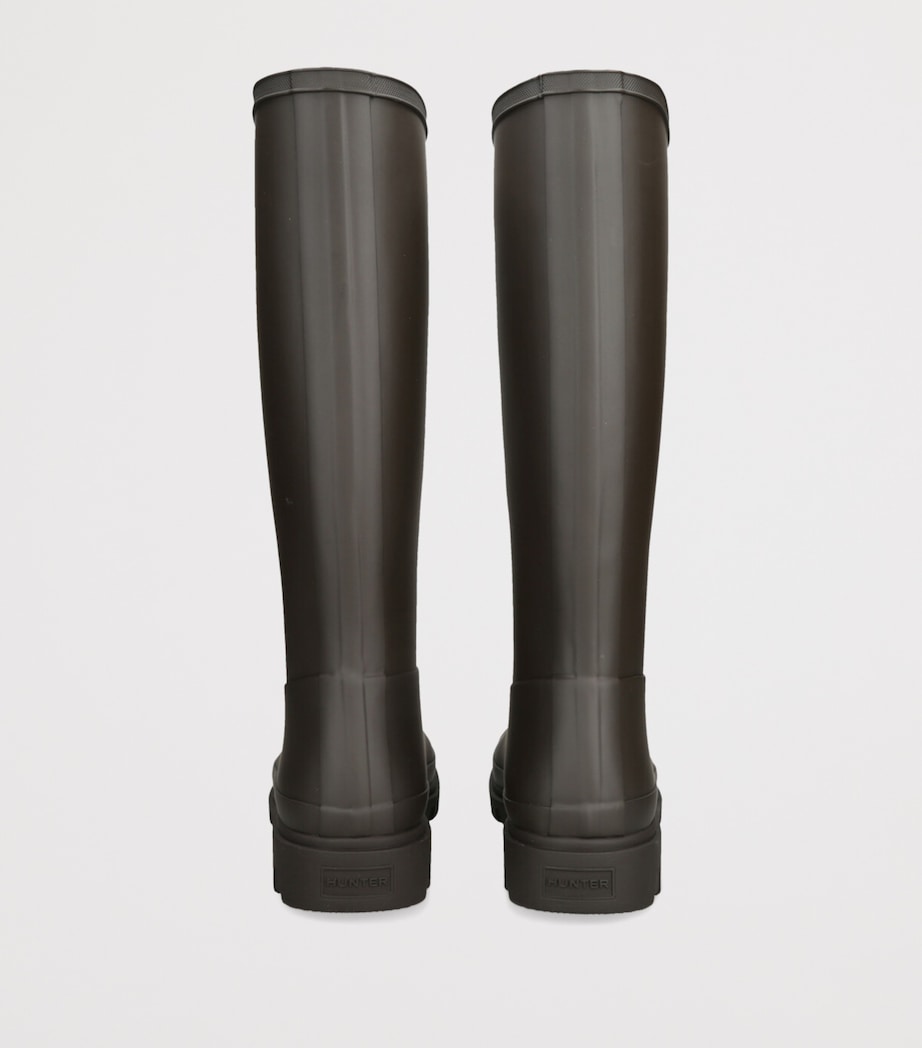 Downpour Tall Wellington Boots BROWN Image 2
