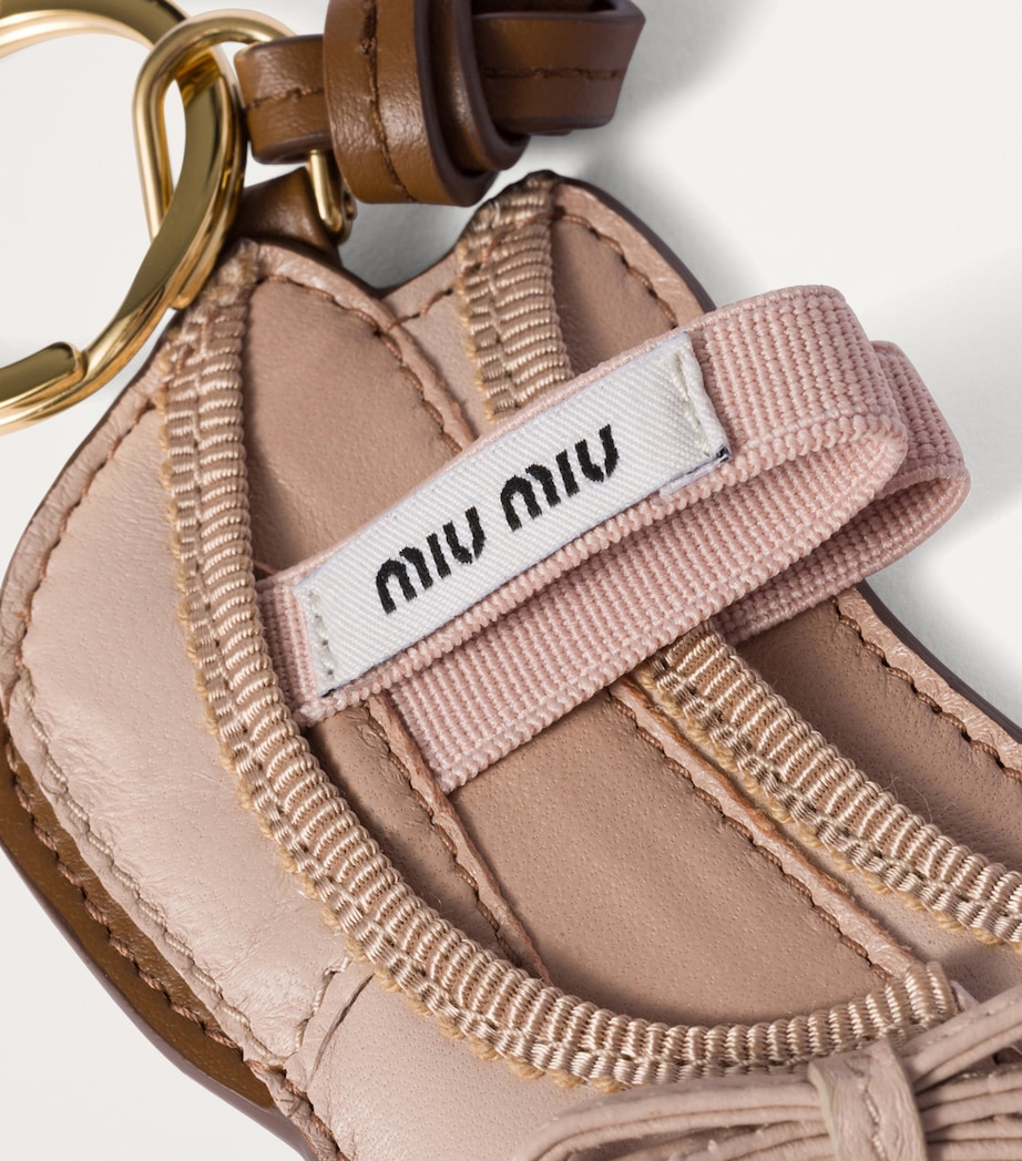 Leather Ballet Flats Keychain F0NZ2 Image 4