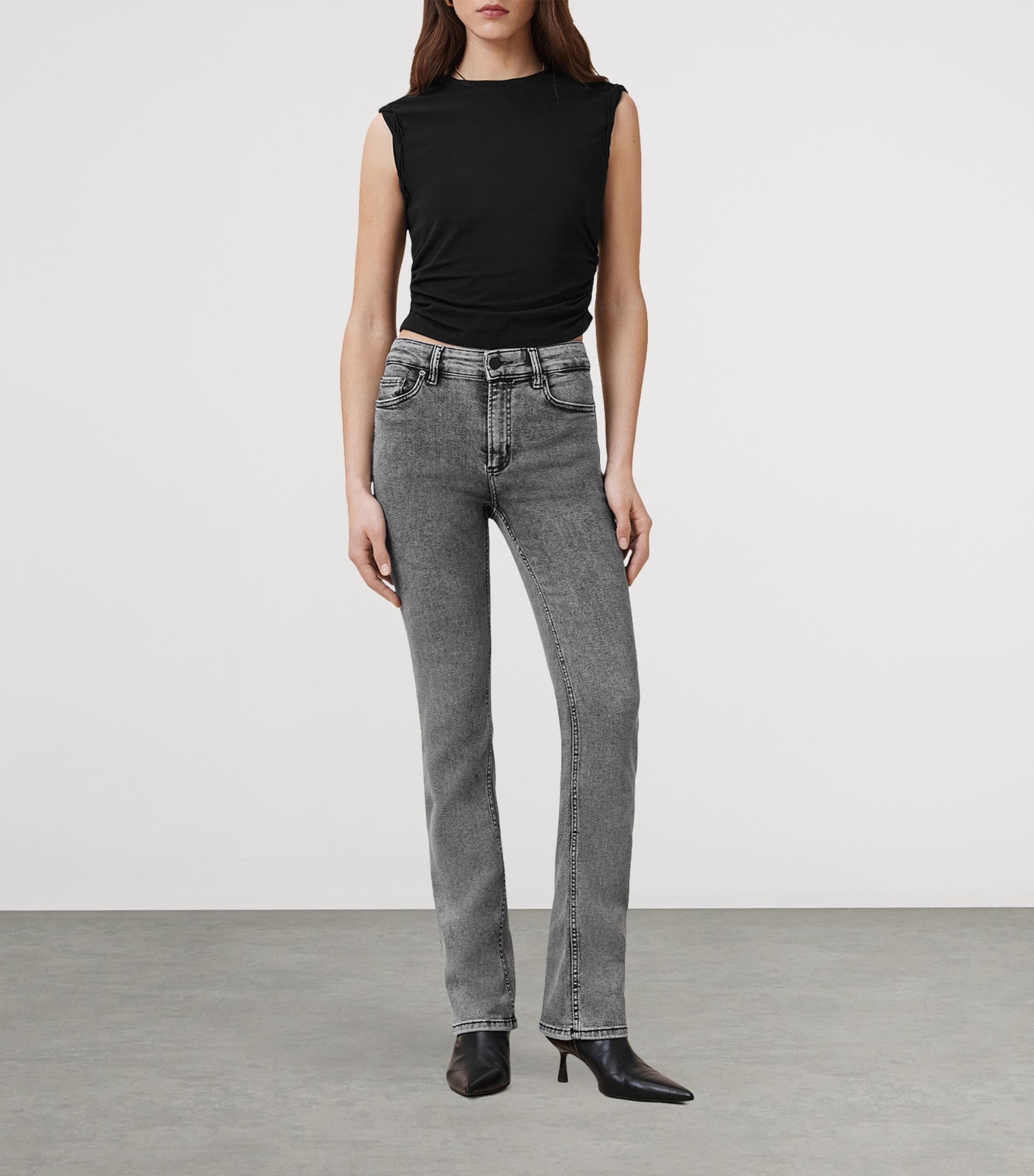 Cotton-Modal West Tank BLACK Image 2