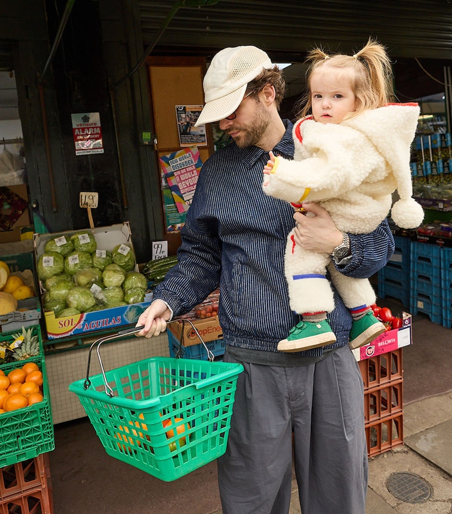 x Bobo Choses Merino Wool Snugglesuit (Newborn-36 Months) MILK Image 7