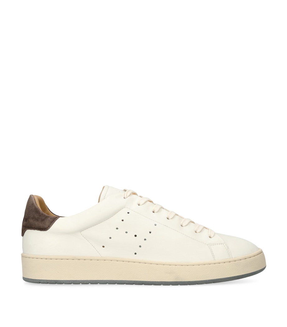 Leather H672 Tennis Sneakers WHITE/OTH Image 1