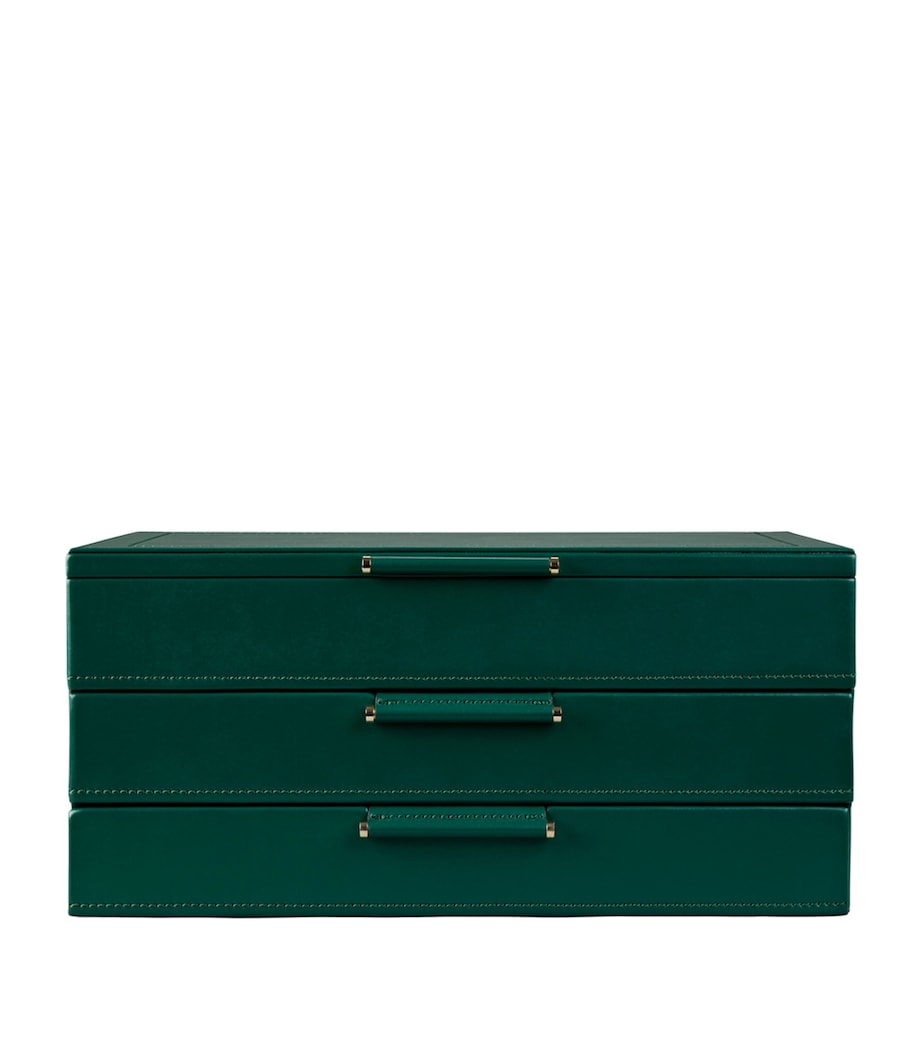 WOLF x Fiona Howard Sophia Multi-Drawer Jewellery Box Frst Grn Frut Boticl Image 1