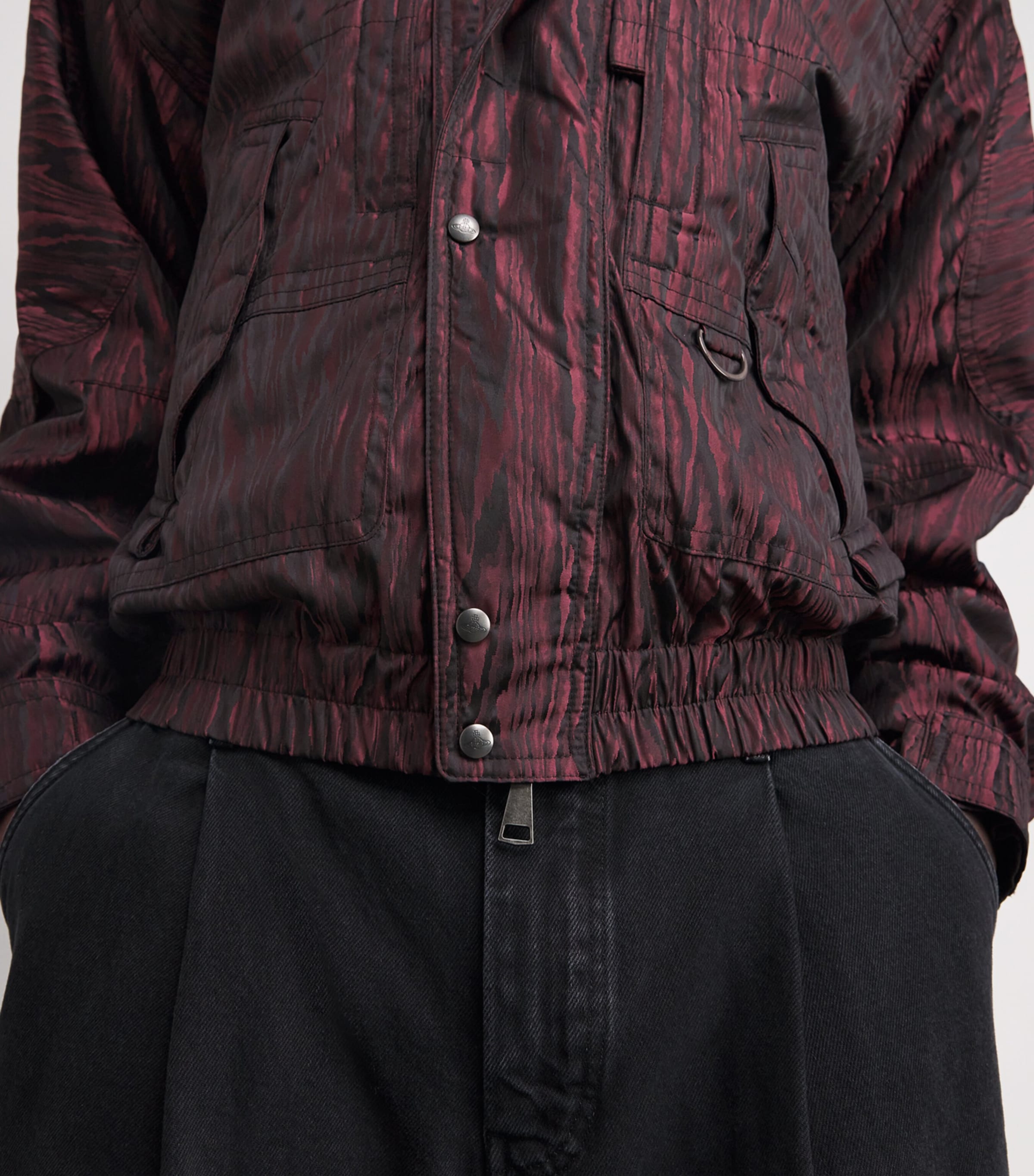 Camouflage Nevada Bomber Jacket I201 BLACK/BORD Image 6