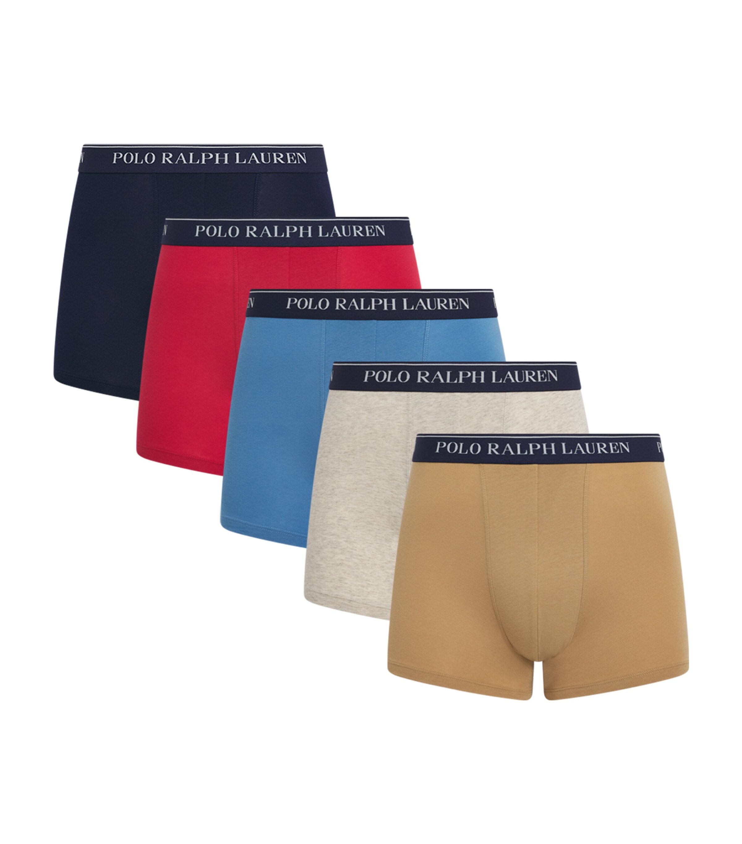 Polo Ralph Lauren Stretch-Cotton Boxer Briefs (Pack of 5) | Men Clothing | Socks & Underwear | Boxers & Briefs | Designers | Polo Ralph Lauren | Ralph Lauren