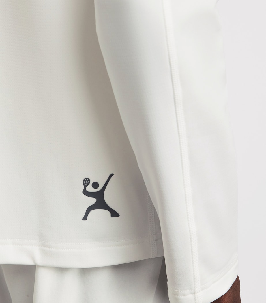 Pulco Studios Mens Full Zip Training Hoodie White Image 3