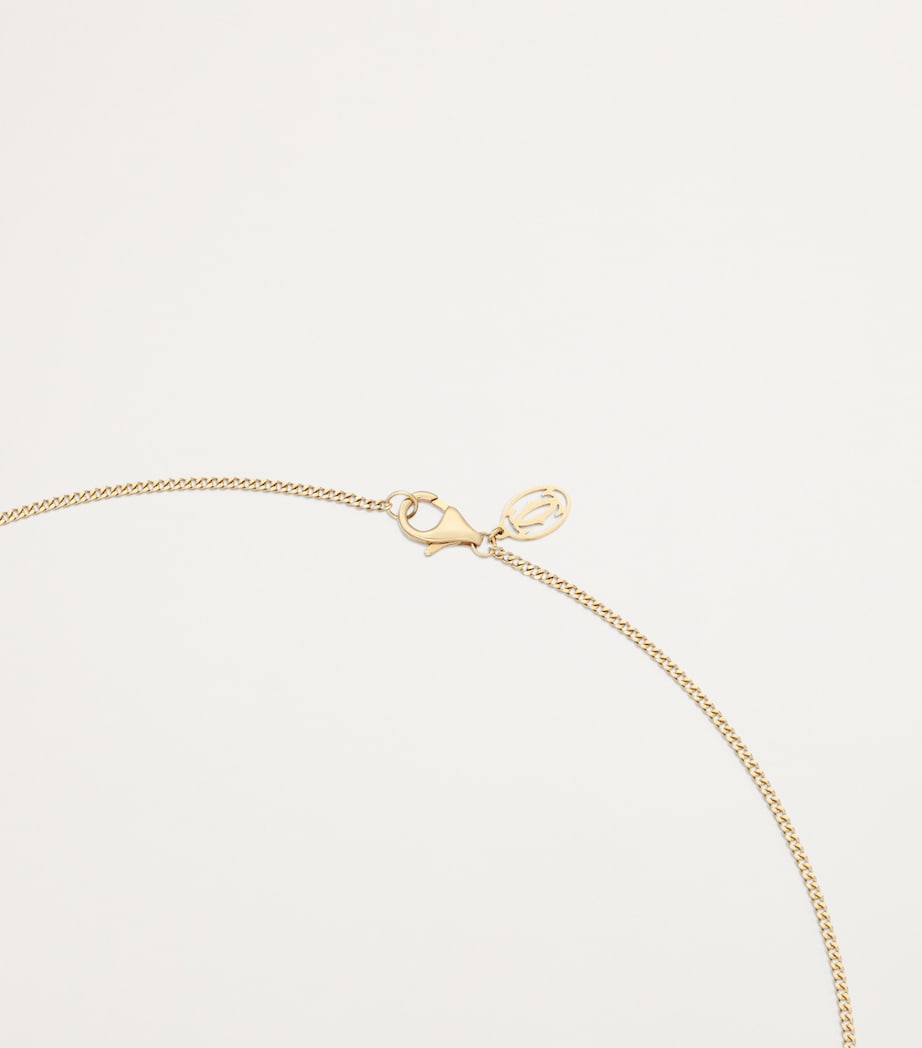 Gold and Diamond Trinity Necklace MULTI Image 8