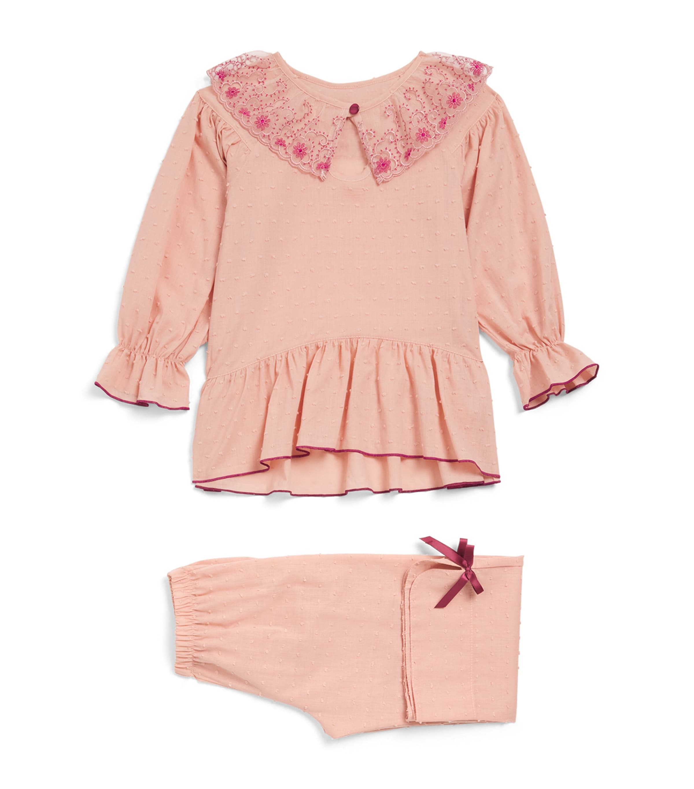 Shop Amiki Scarlet Pyjama Set In Pink