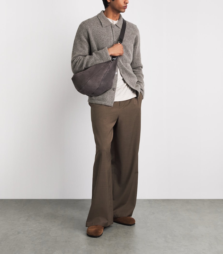 NN07 Mens Wool-Blend Jonas Cardigan Mable Husk Image 2