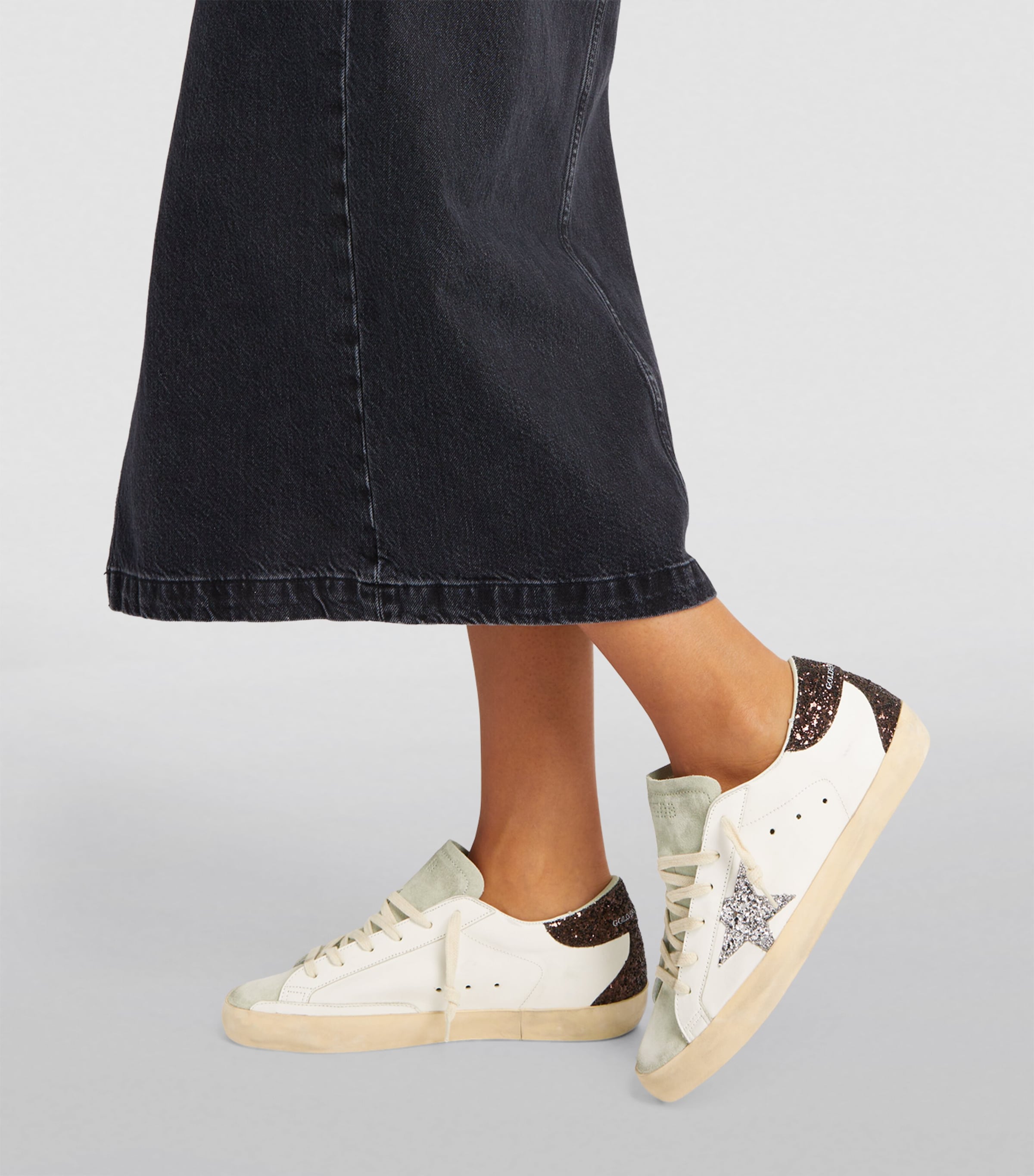 スニーカー GOLDEN  SUPER-STAR LEATHER SNEAKERS Golden Goose Leather Super-Star Sneakers | Harrods US