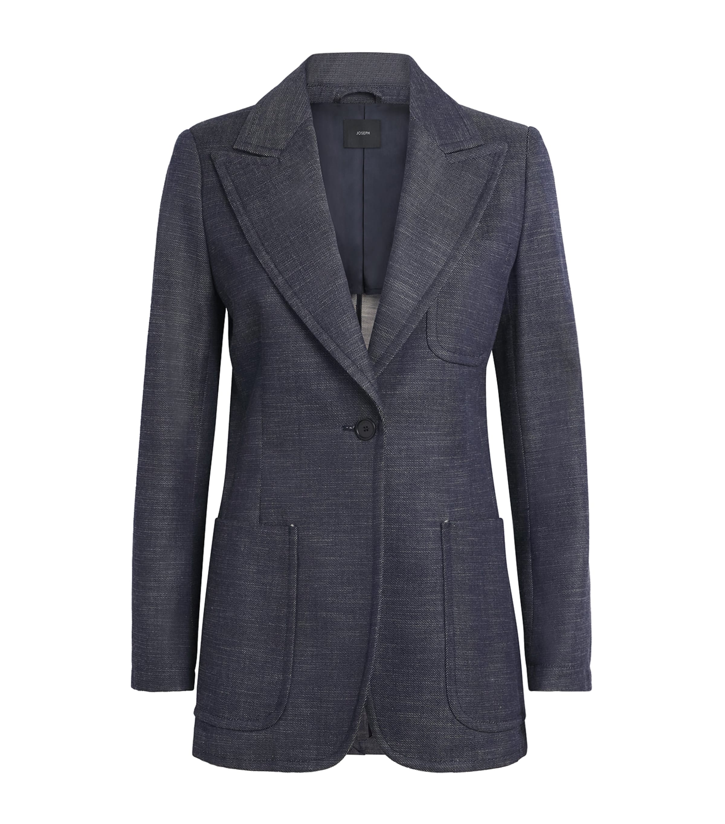 Cassini Denim Blazer COBALT Image 1