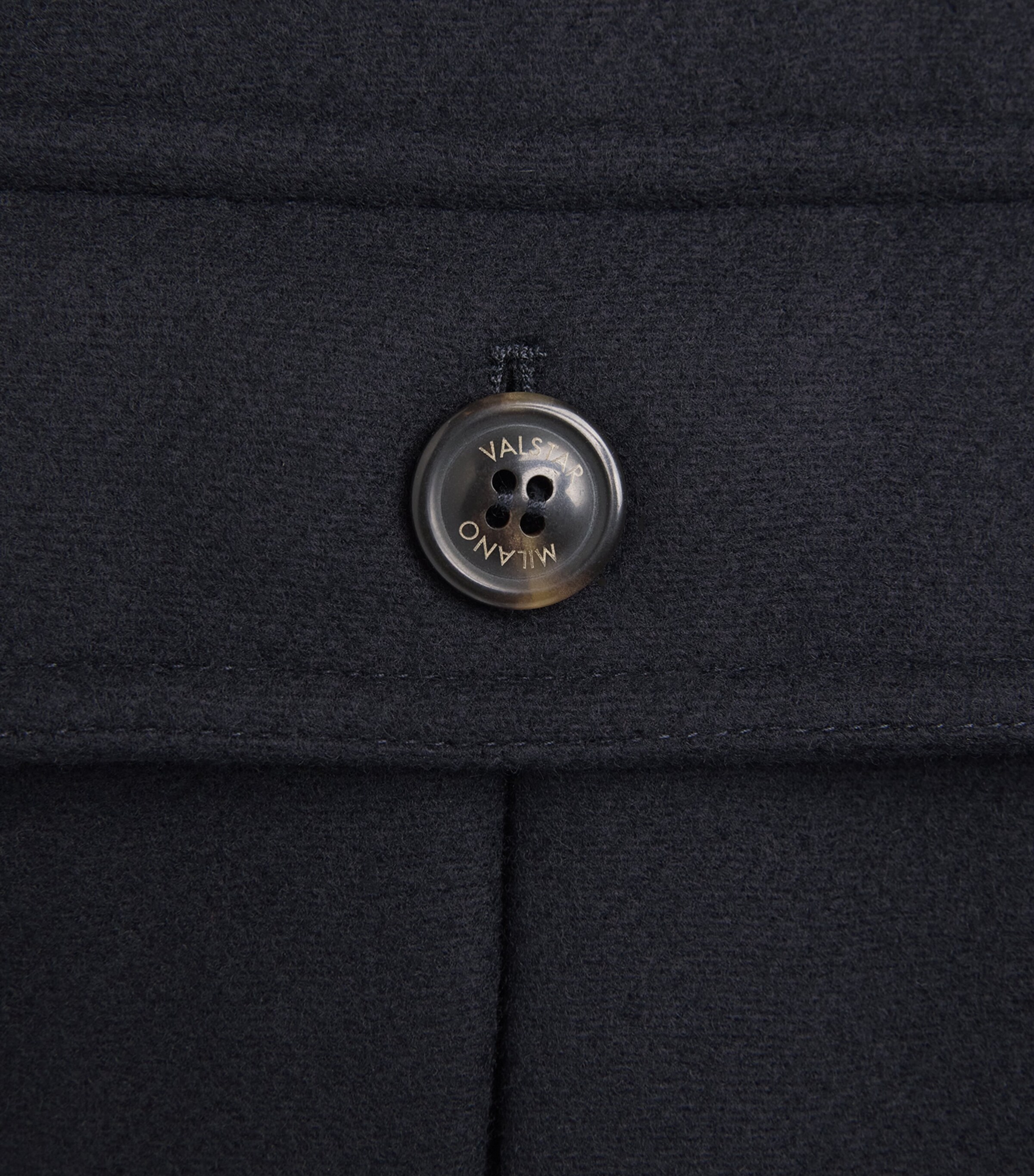 Valstar Mens Virgin Wool Valstarino Bomber Jacket Navy Image 6