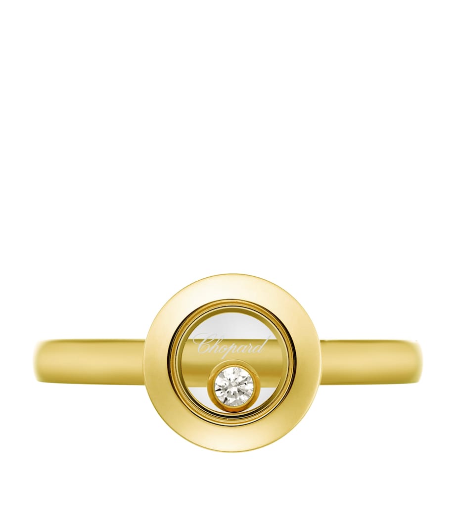 Yellow Gold and Diamond Happy Diamonds Icons Ring Image 3