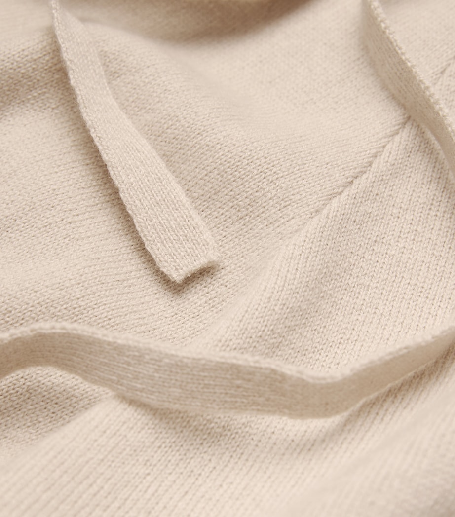 Wool-Cashmere Wide-Leg Trousers BEIGE Image 5