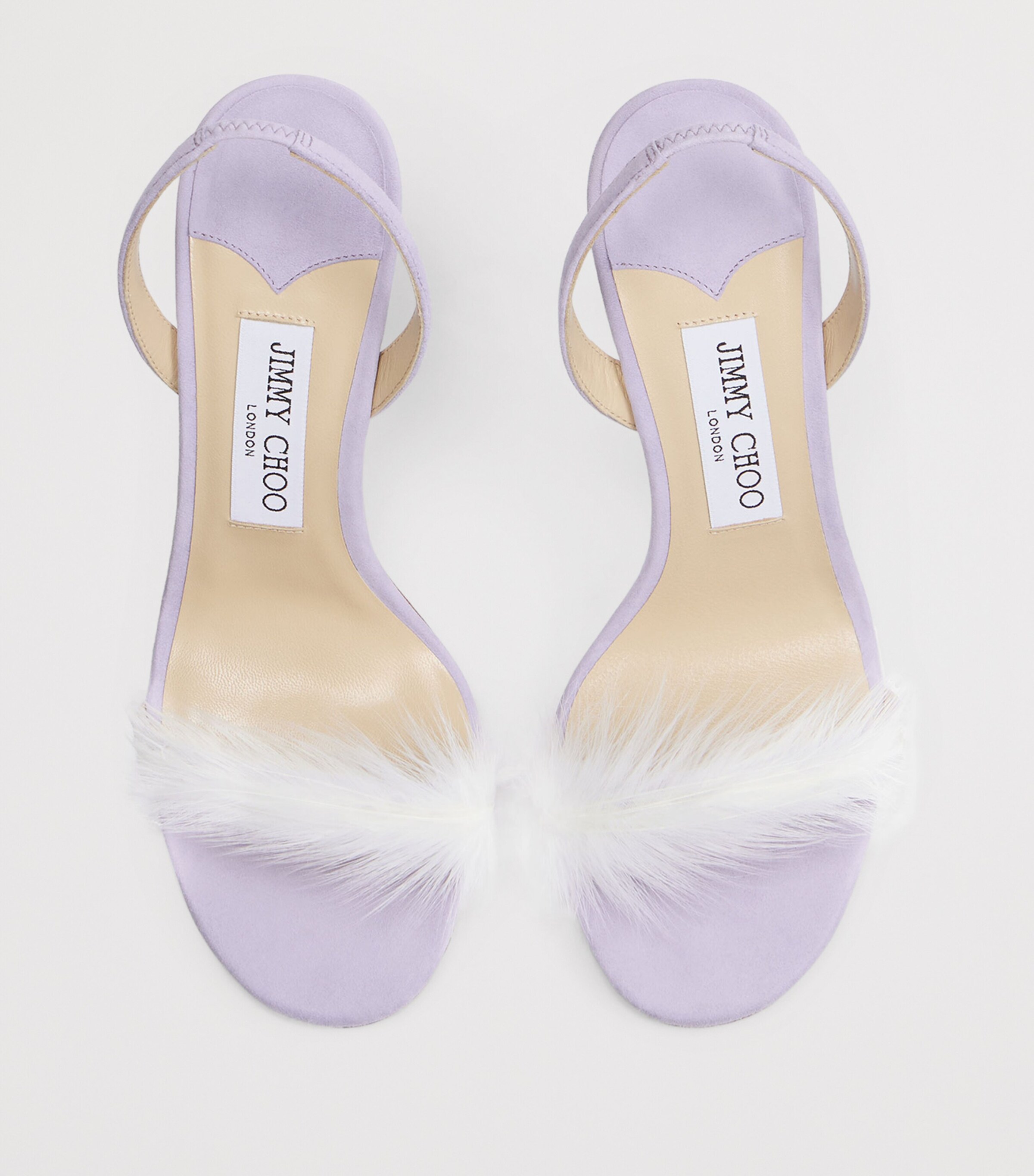 Jimmy Choo Purple Archive Collection: Suede Heeled Sandals