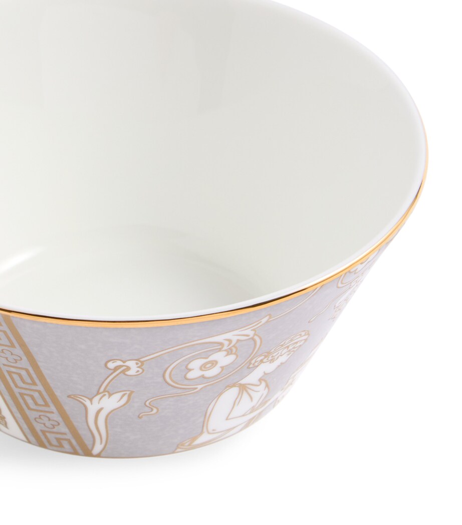 Bone China Renaissance Rice Bowl (11cm) GREY Image 4