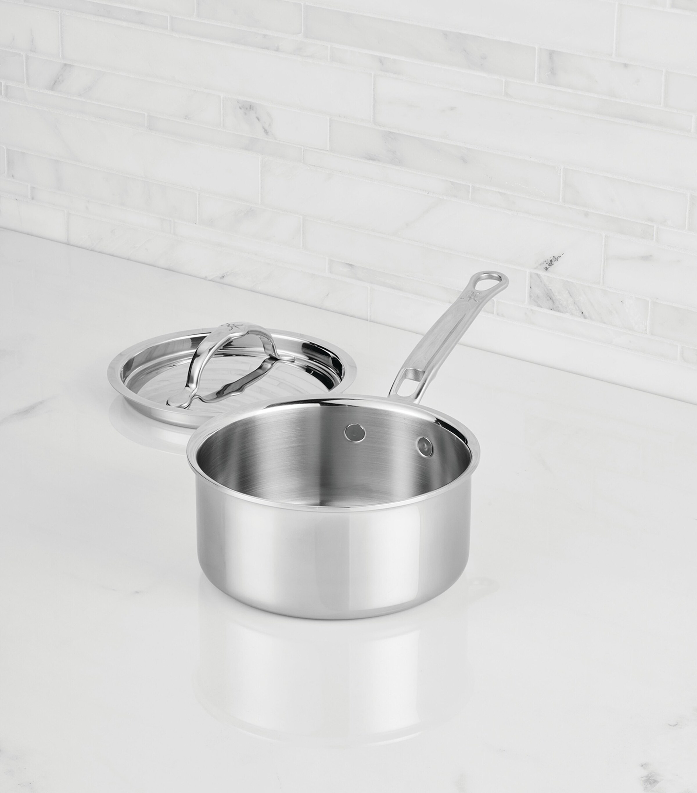 Hestan ProBond Luxe Covered Saucepan (16cm) Silver Image 7
