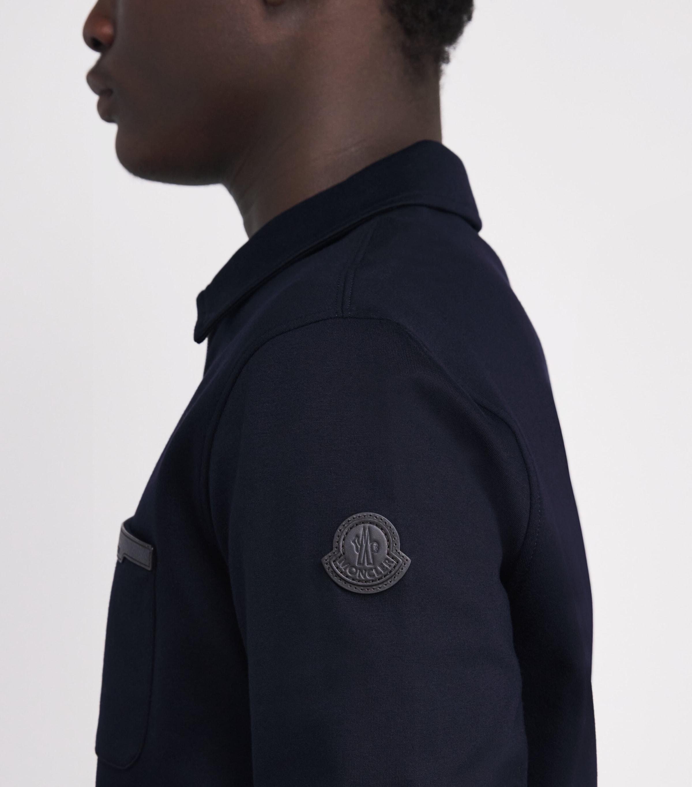 Cotton-Blend Jersey Half-Zip Sweater 779 Image 6