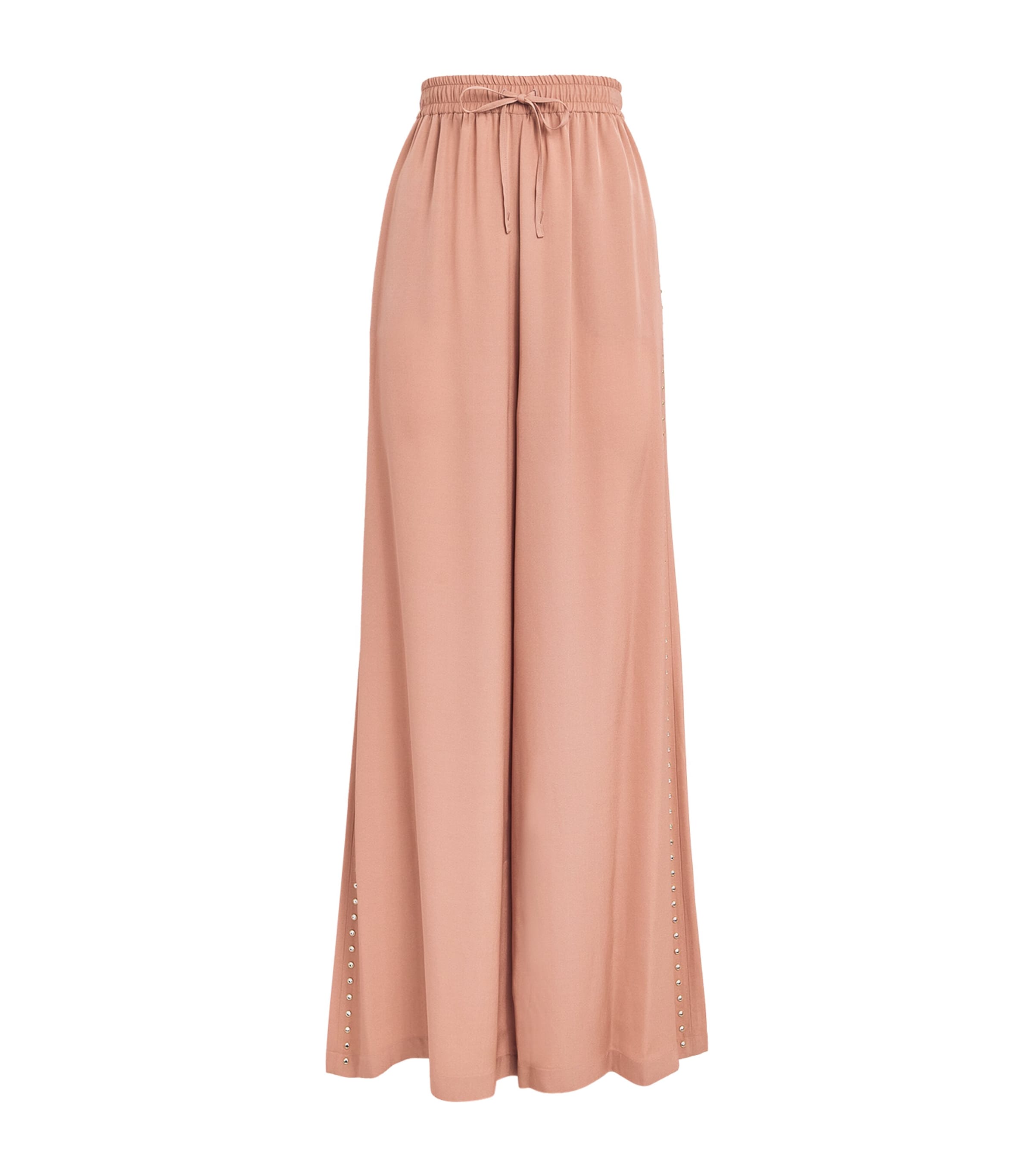Stella McCartney Womens Rose Collection Embellished Trousers Dusty Rose Image 1
