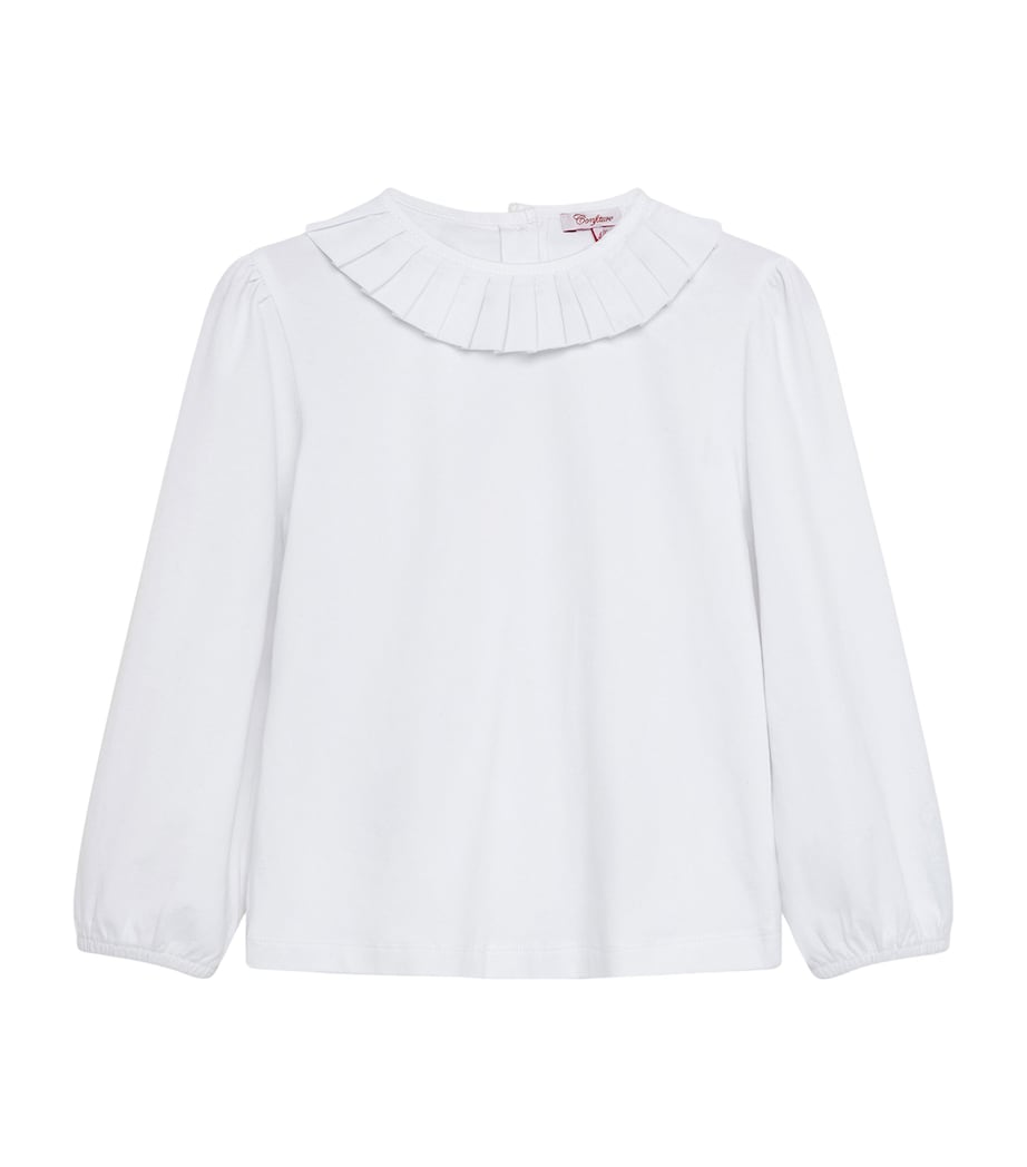 Stretch-Cotton Lottie Blouse (2-5 Years) WHITE Image 1