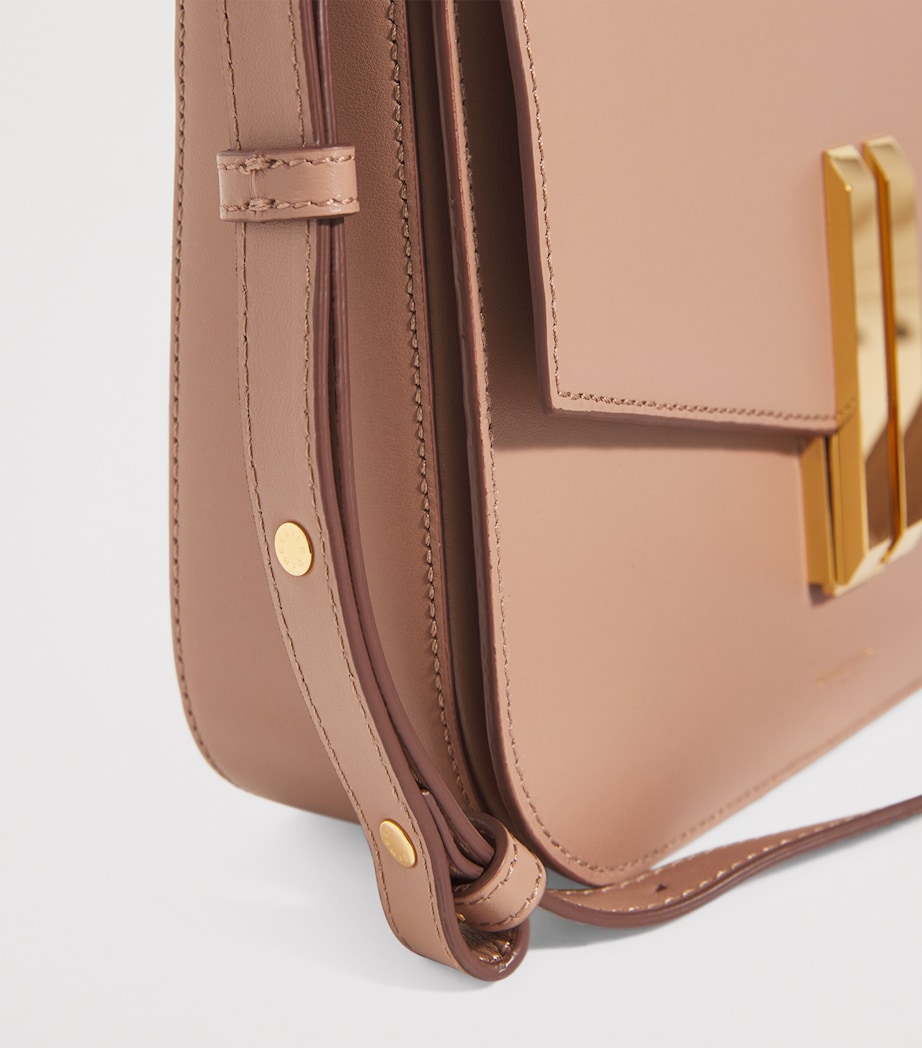 Leather Vancouver Cross-Body Bag DARK SAND Image 6