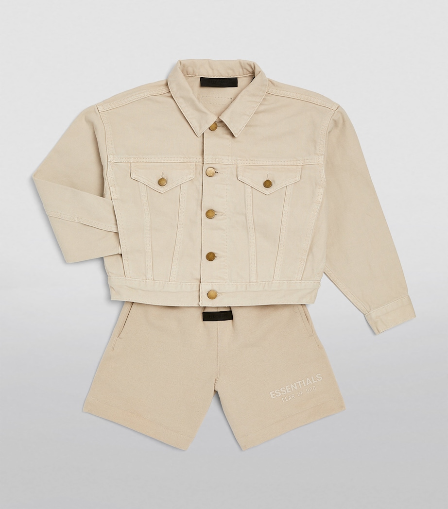 Logo-Patch Denim Jacket (2-16 Years) SILVER CLOUD Image 2