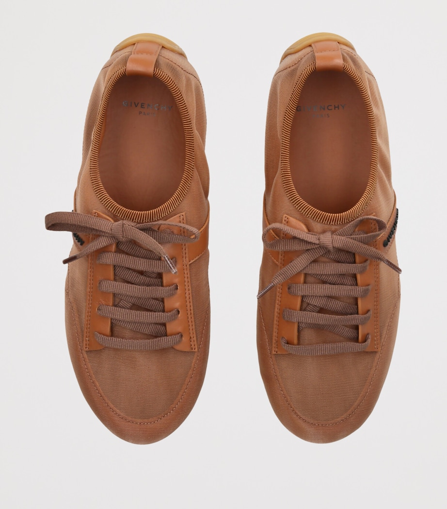 Slim Woven Sneakers DARK BROWN Image 4