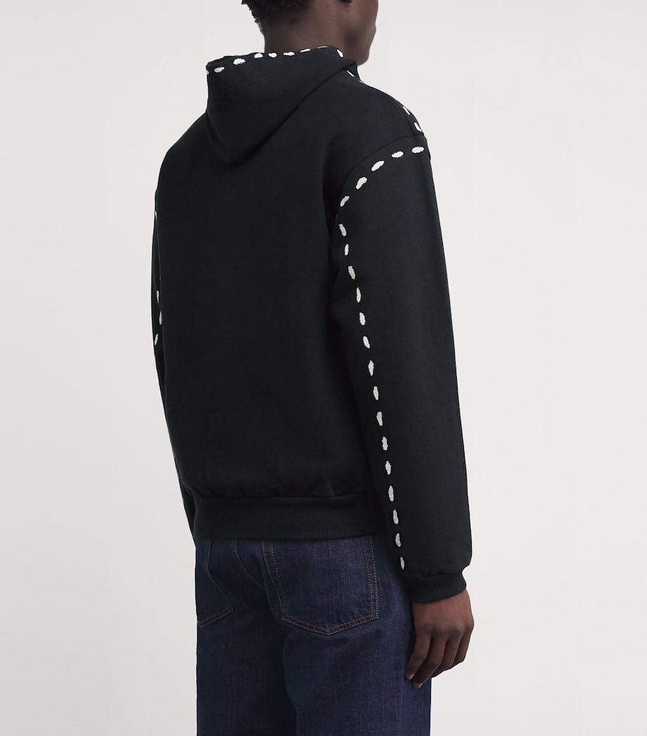 Oversized Marionette Hoodie BLACK Image 4