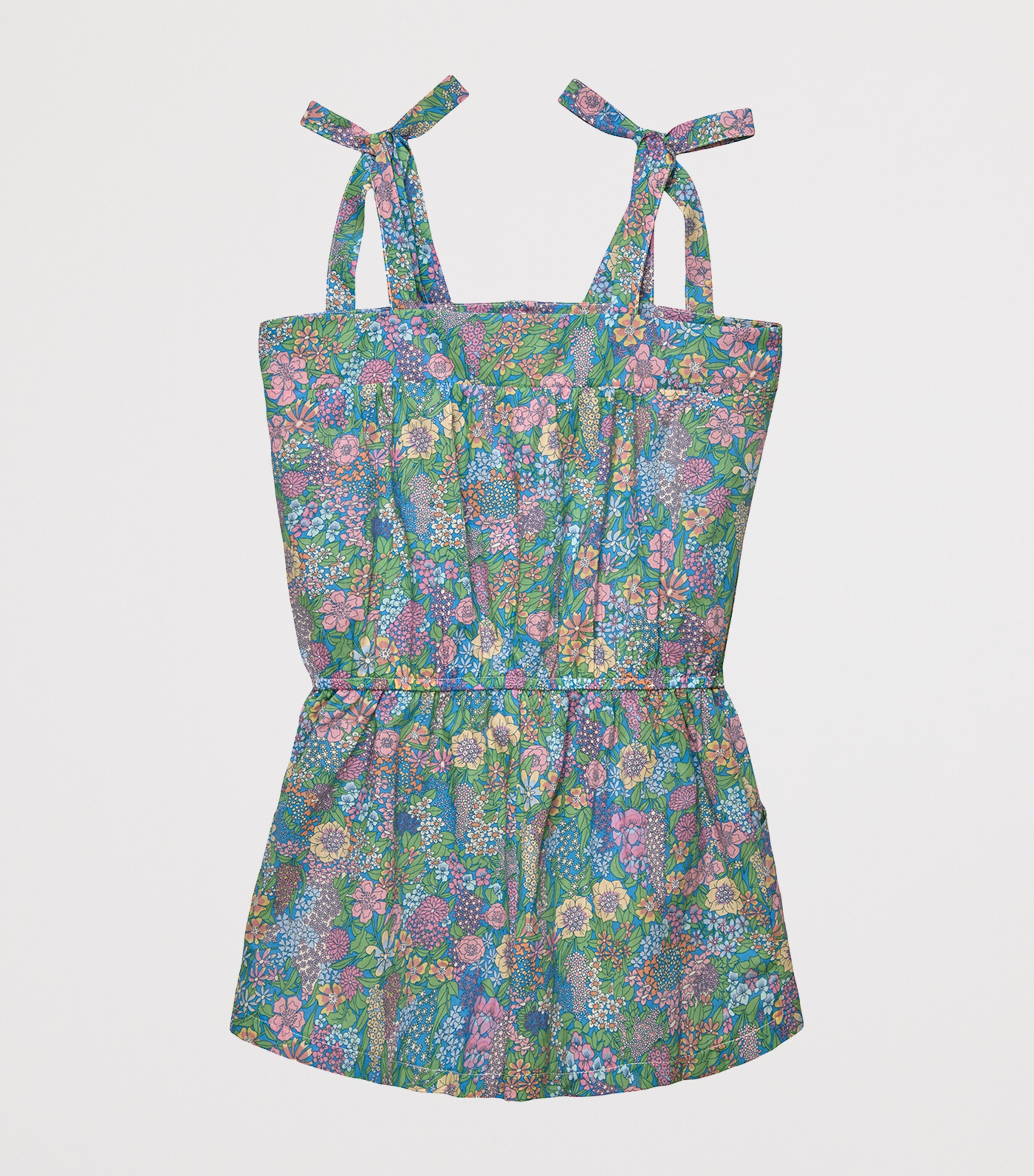 Trotters Liberty Print Ciara Playsuit (2-5 Years) Blue Ciara Image 2