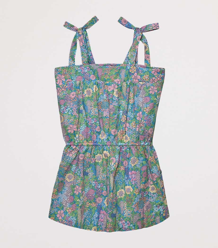 Trotters Liberty Print Ciara Playsuit (2-5 Years) Blue Ciara Image 2