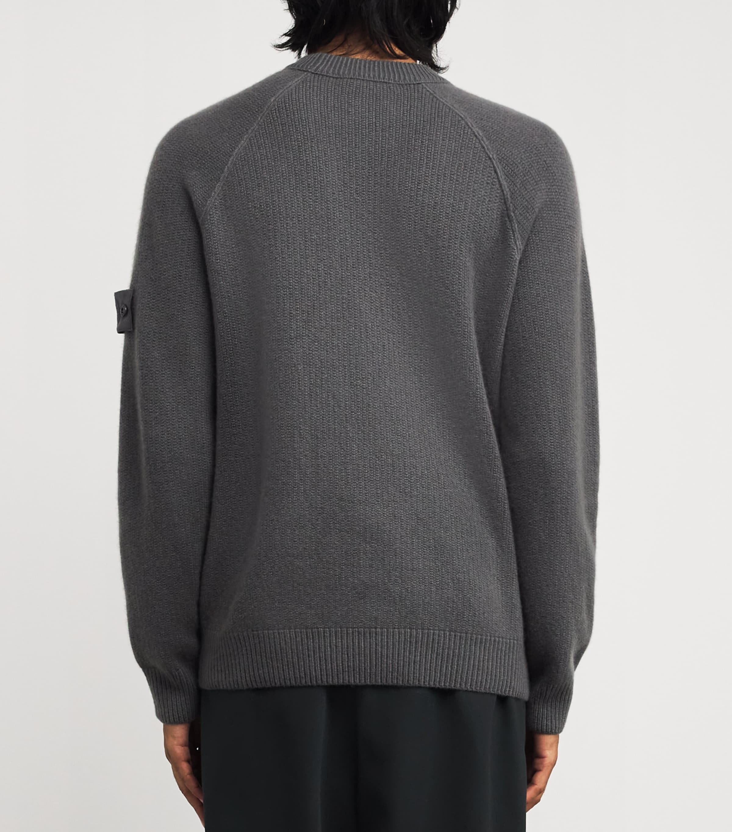 GHOST PIECE Cashmere Crew-Neck Sweater V0067 Image 4