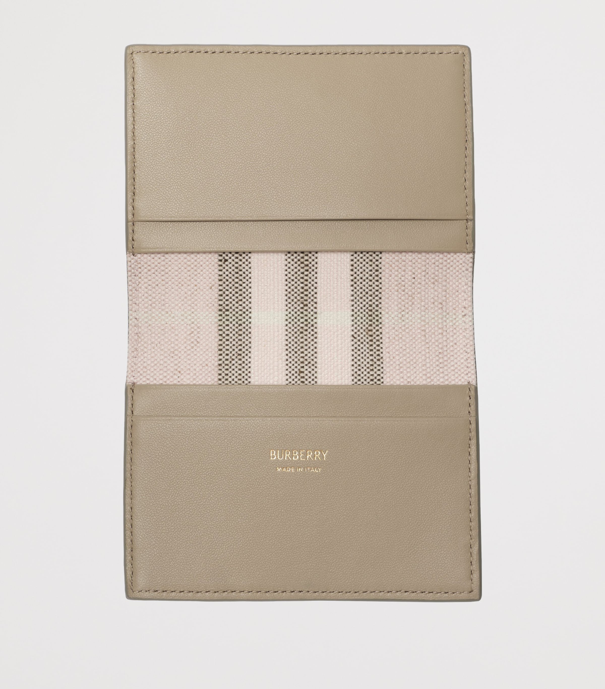 Burberry Leather Bloomsbury Card Holder Mushroom/mallow Pink Image 3