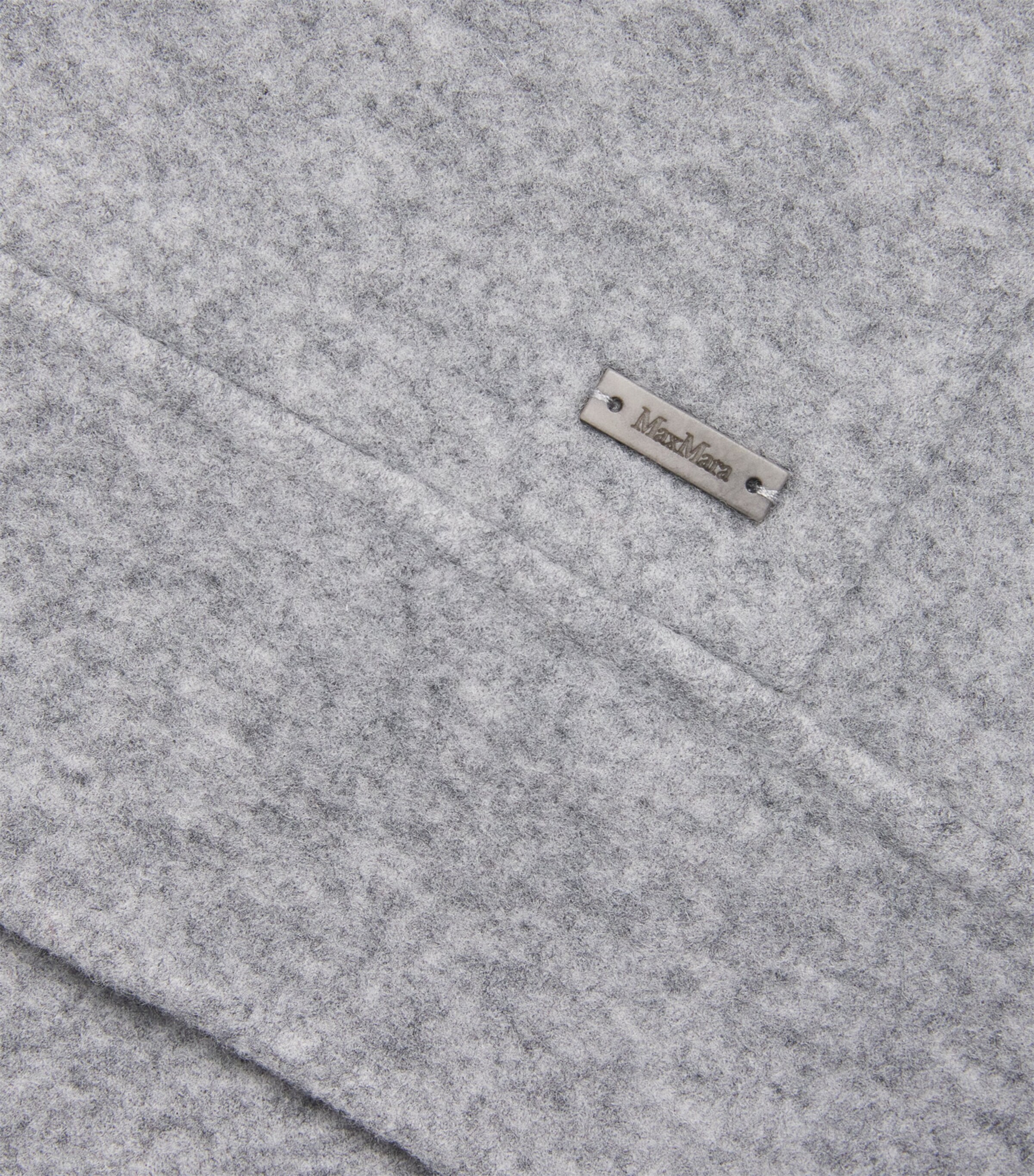 Wool-Blend Zip-Up Hoodie MEDIUM GREY Image 5