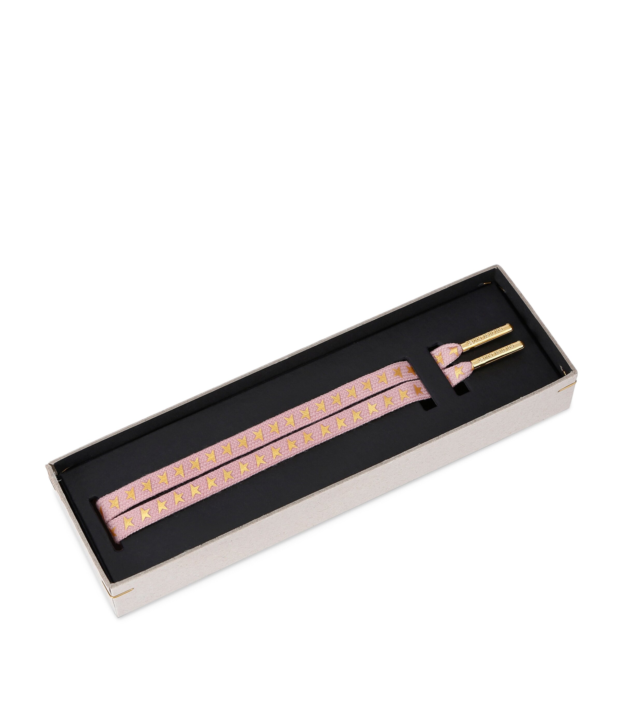 Golden Goose Star Print Laces Pink Comb Image 2