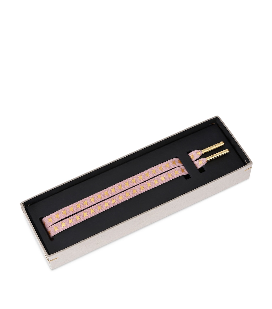 Star Print Laces PINK COMB Image 2