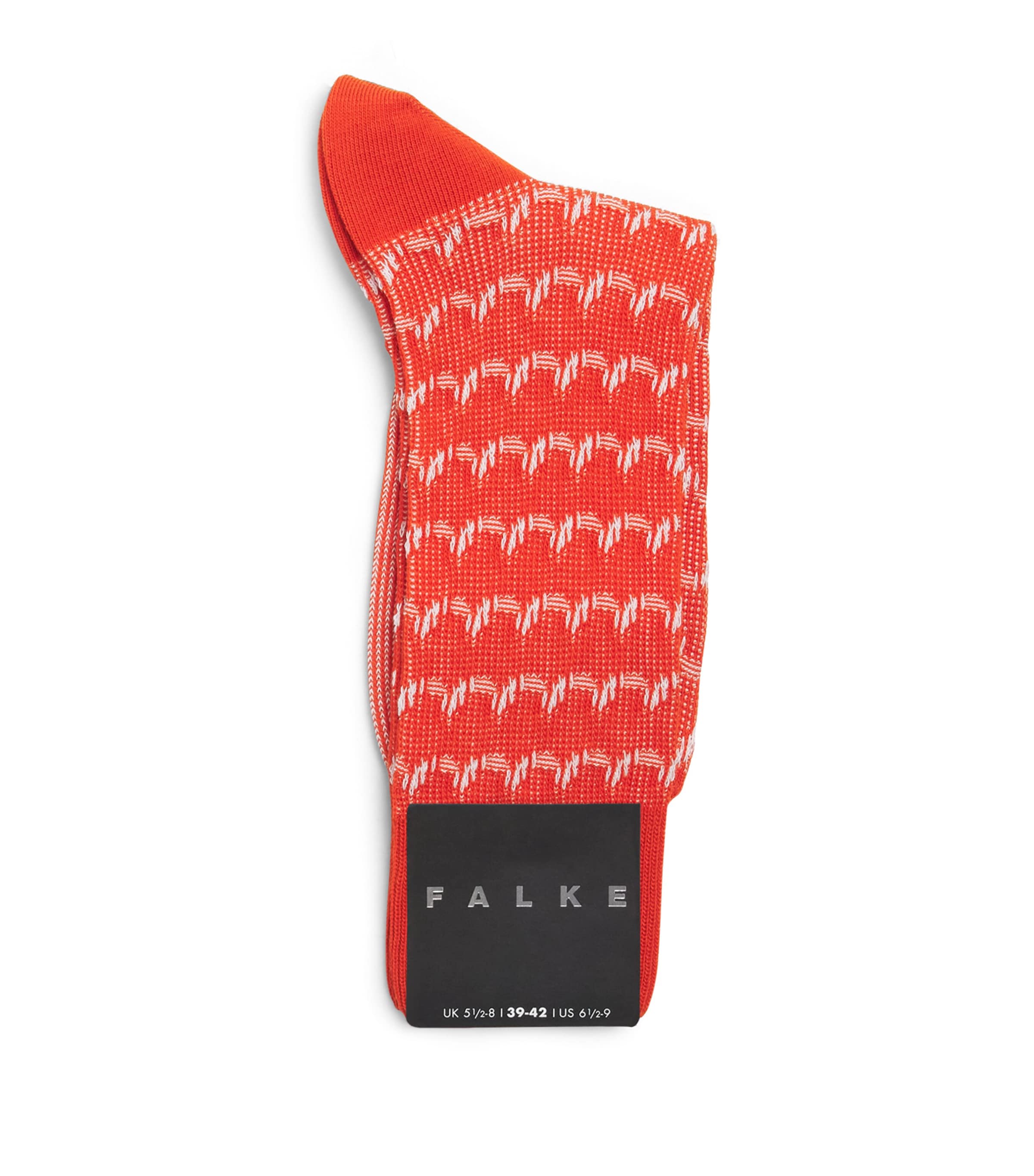 Falke Mens Cotton-Blend Sea Rock Socks Red Clay Image 1