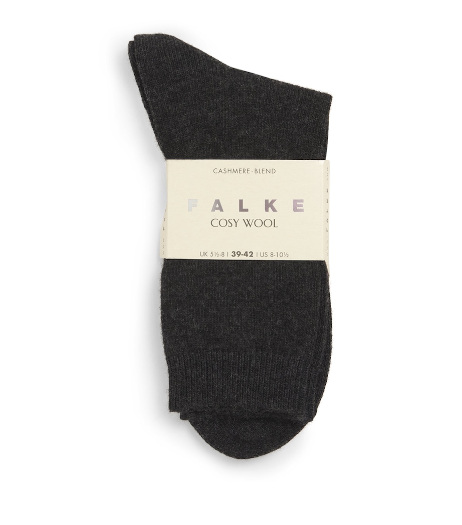 Wool-Blend Cosy Socks 3000 BLACK Image 1