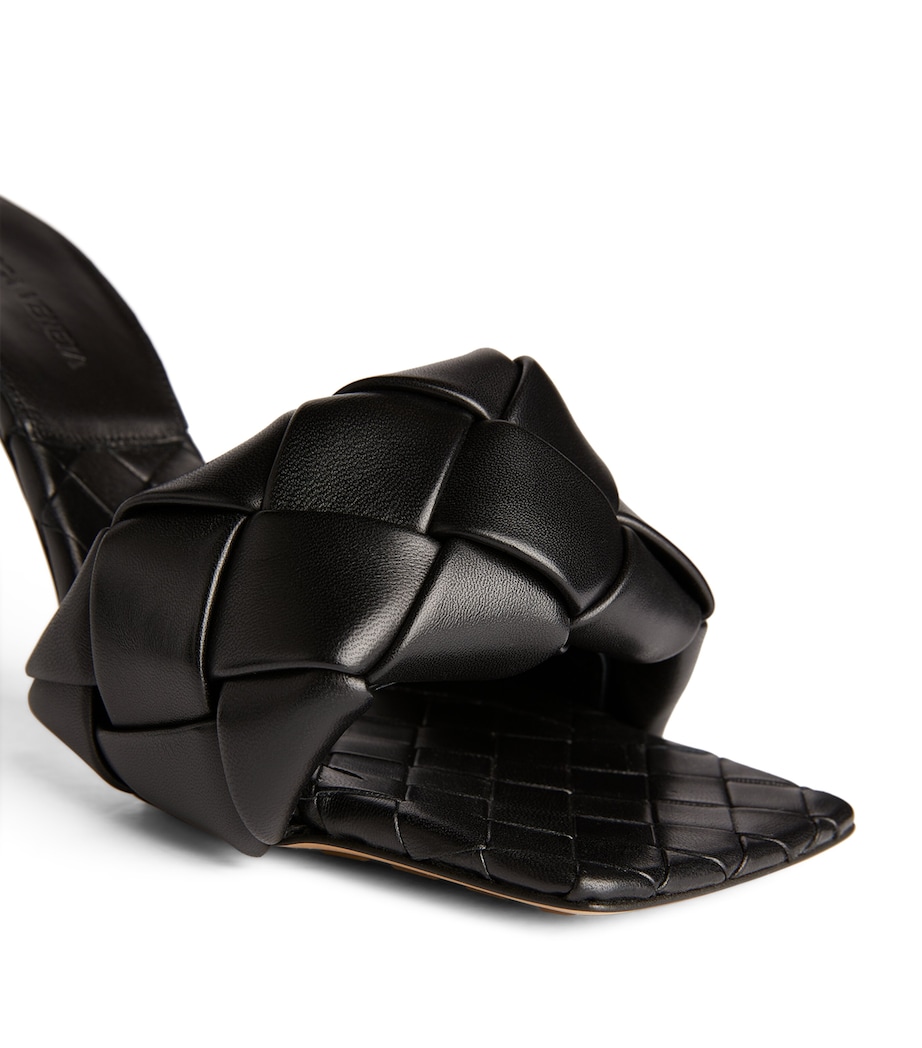 Quilted Leather Lido Mules 90 NERO/NERO Image 7