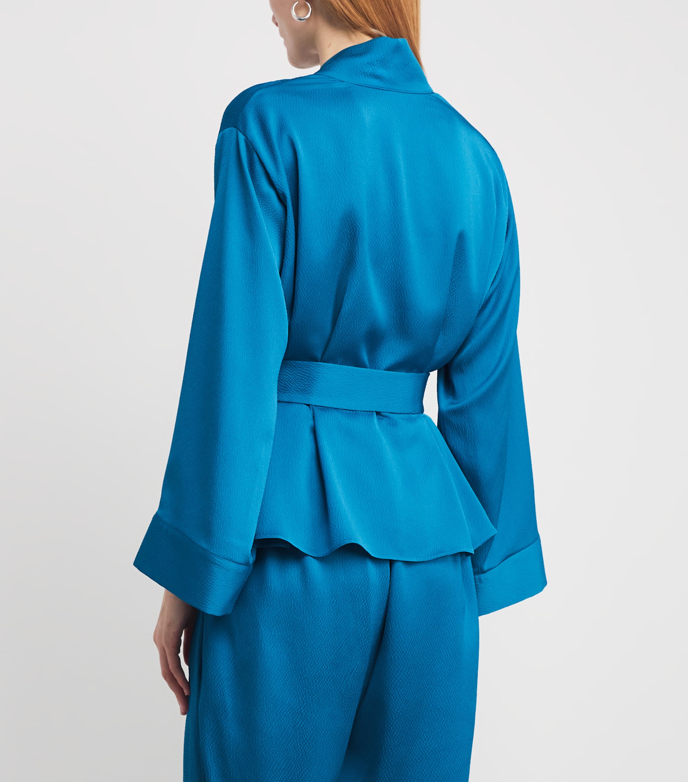 Crinkle Koryeo Blouse LAGUNA BLUE Image 4