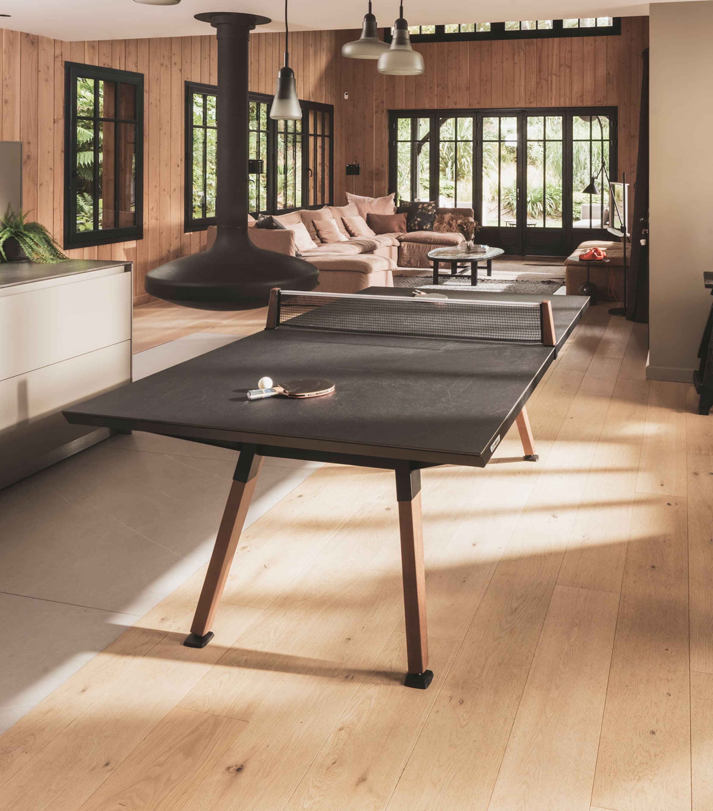 Cornilleau Medium Origin Outdoor Table Tennis Table Black Frame Image 7