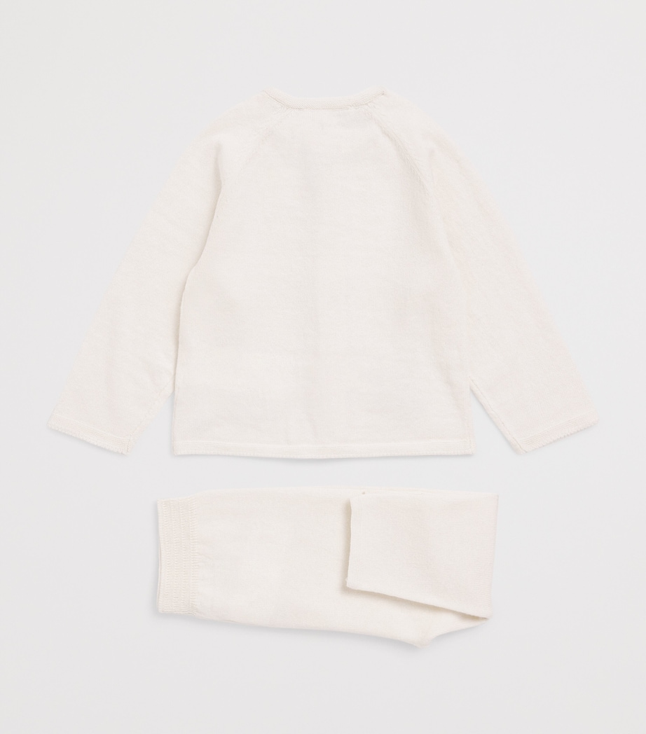 Tartine et Chocolat Cotton-Cashmere Cardigan and Leggings Set (0-24 Months) Image 2