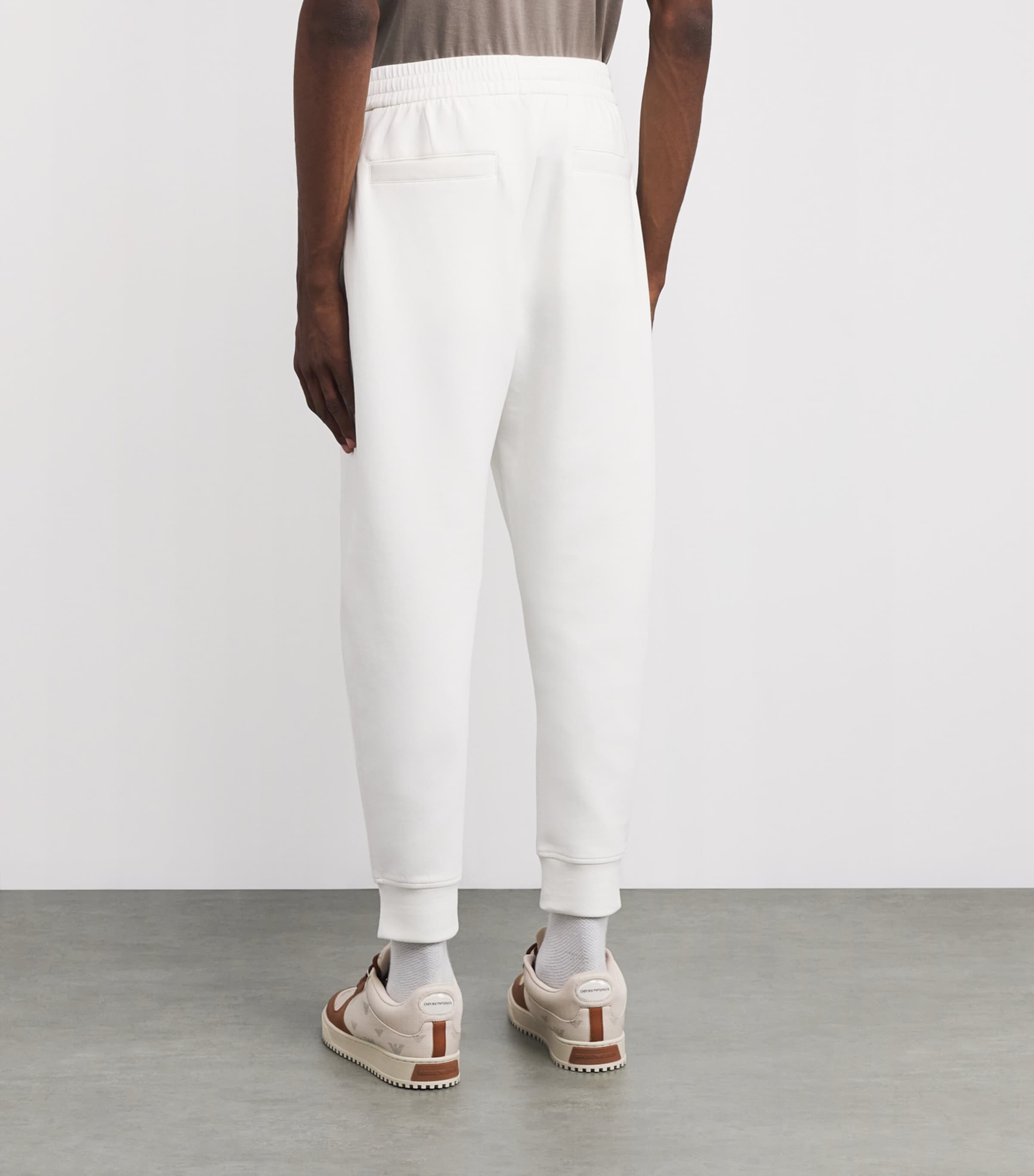 Cotton-Blend Logo Sweatpants 101 Image 4