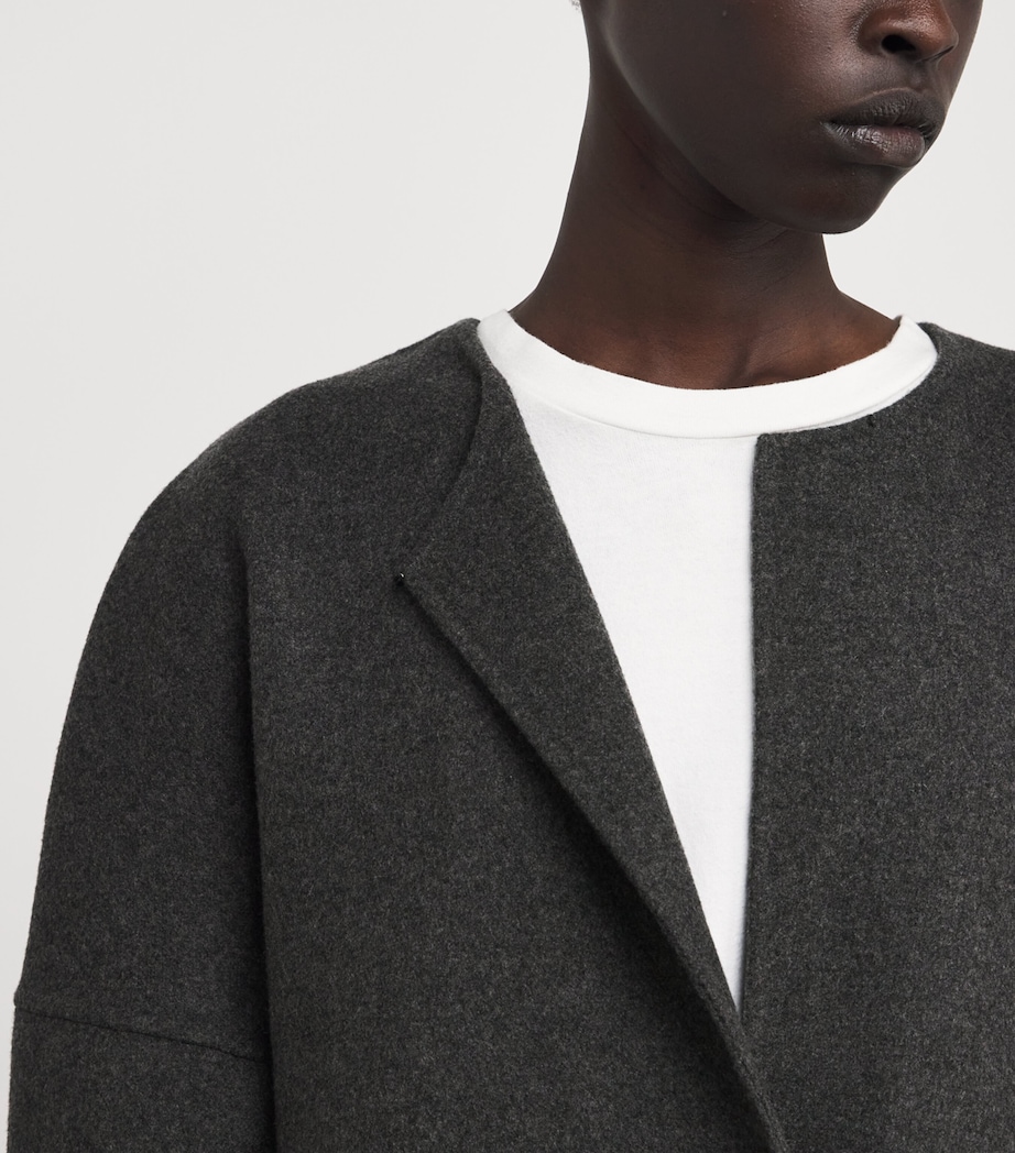 Elke Cashmere Jacket GREY MELANGE Image 5