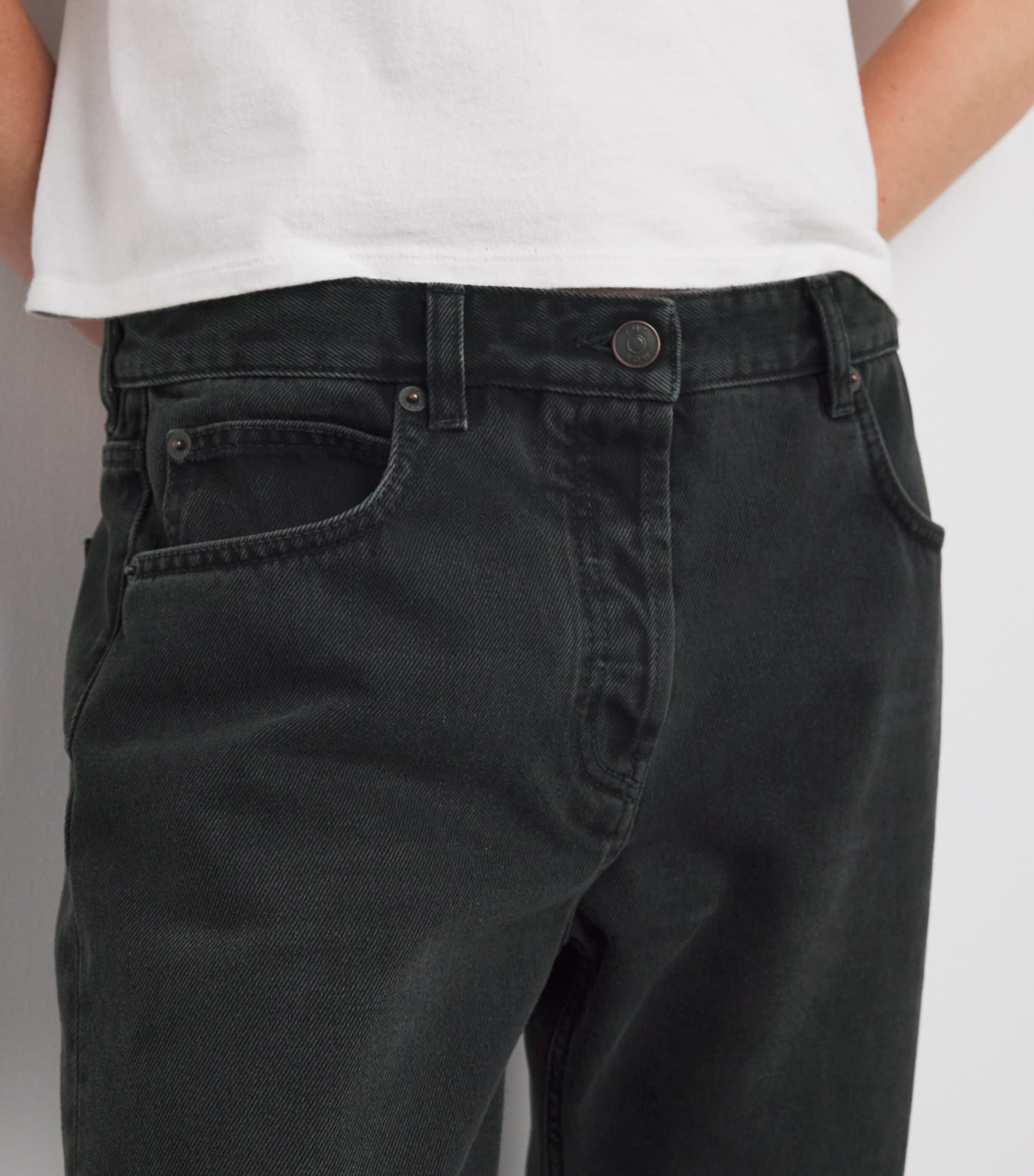 The Row Black Riaco Slim Jeans | Harrods US