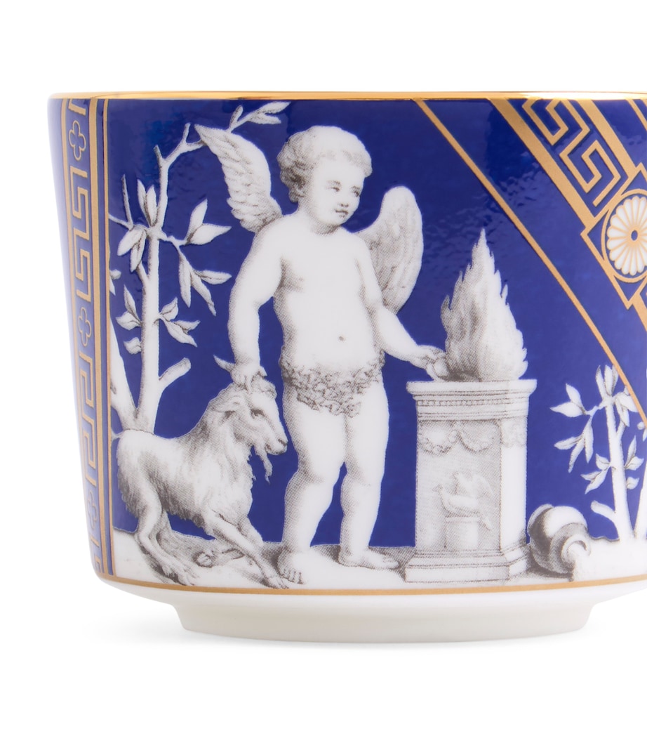 Set of 2 Renaissance Teacups and Saucers BLUE Image 5