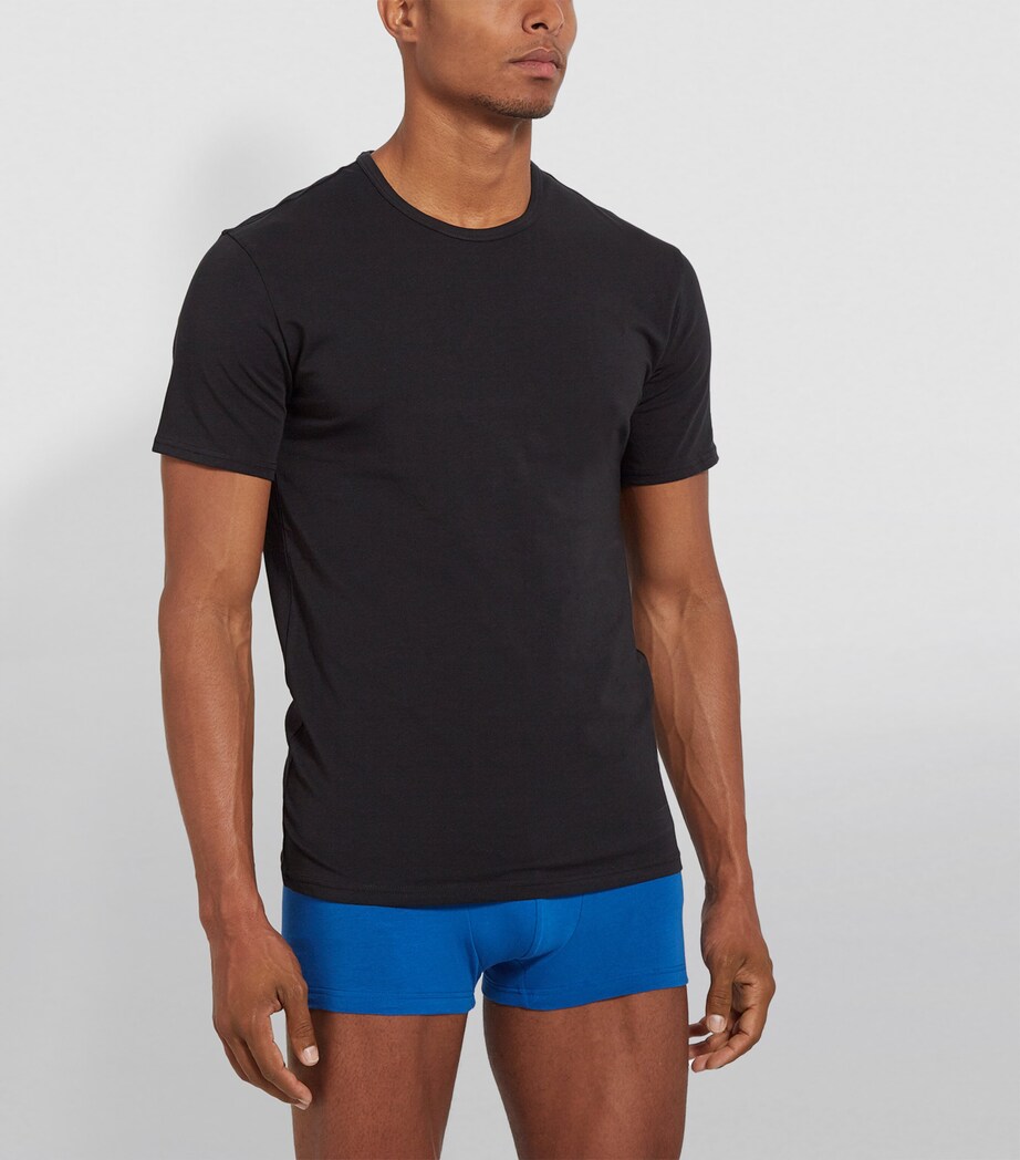 Calvin Klein Mens Modern Cotton T-Shirts (Pack of 2) Black Image 2