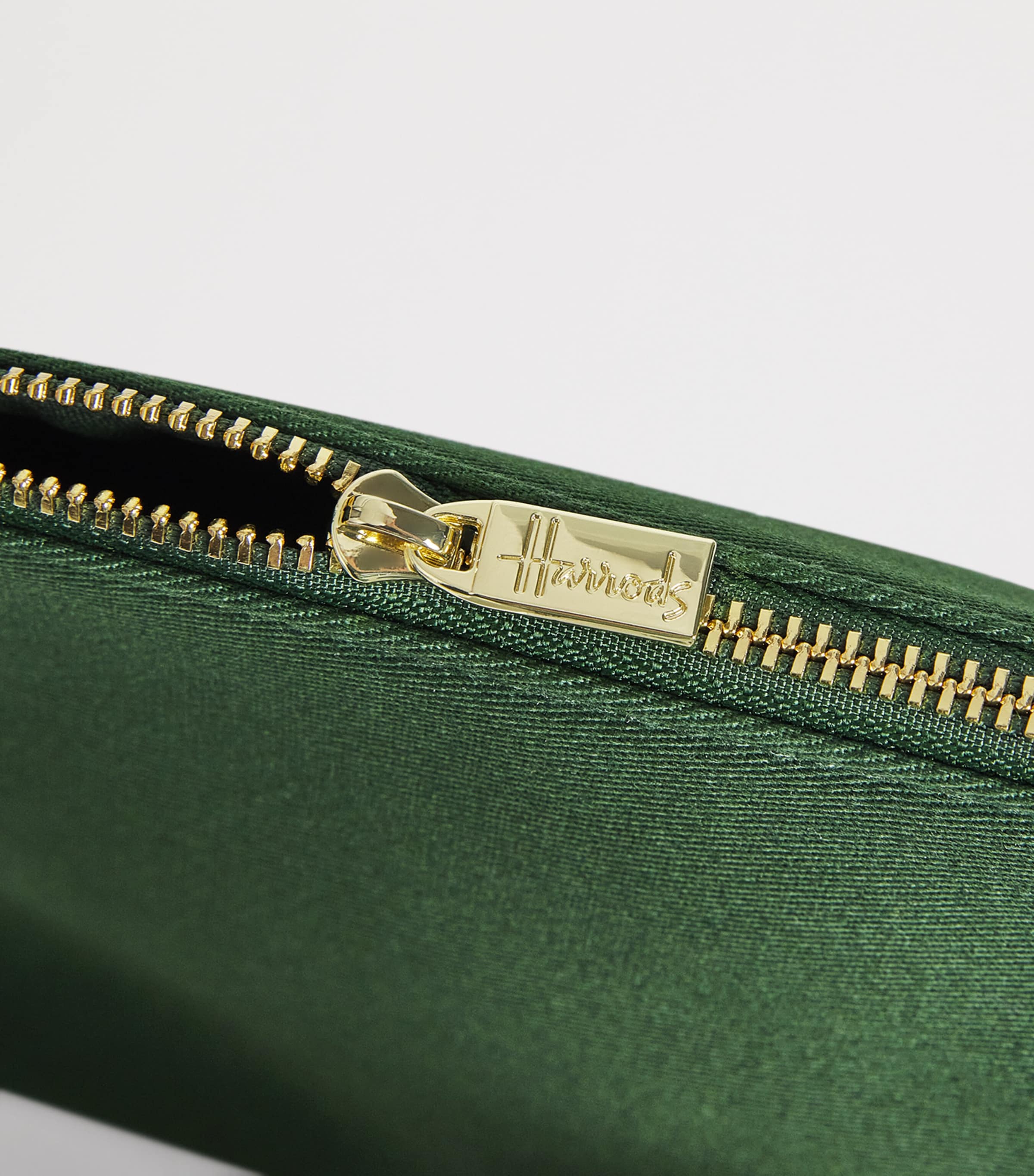 Harrods Logo Cosmetic Bag Harrods Green Image 4