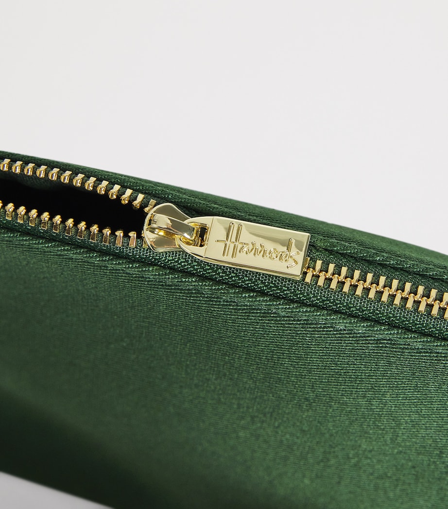 Harrods Logo Cosmetic Bag Harrods Green Image 4