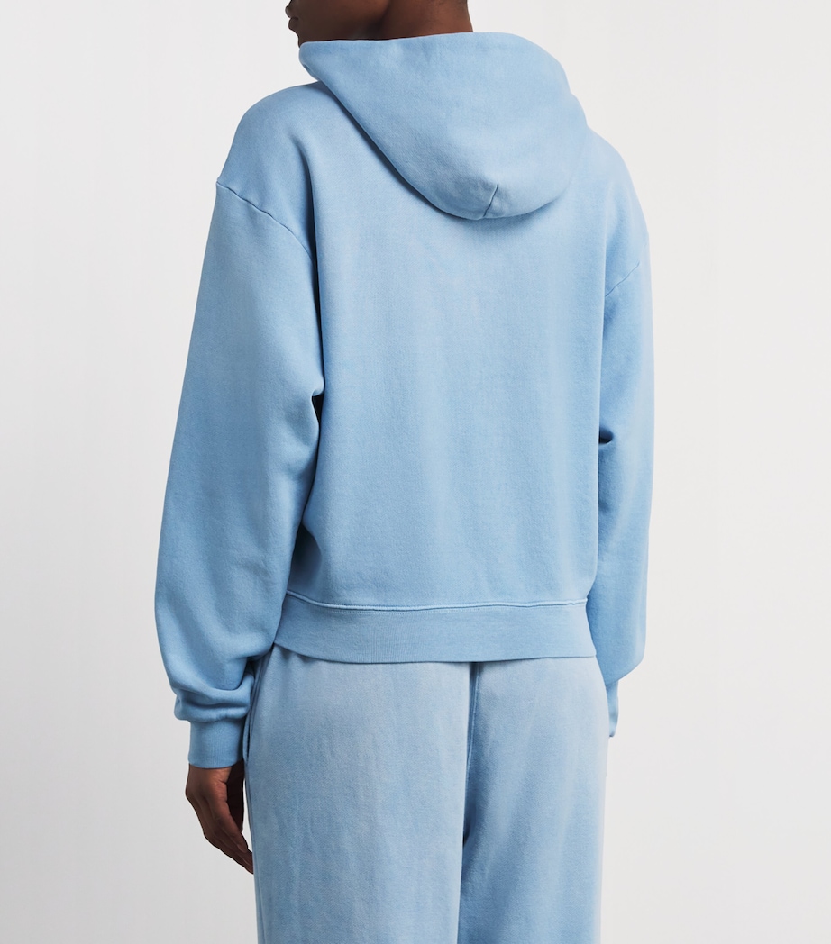 French Terry Zip-Up Hoodie BLUE BELL Image 4
