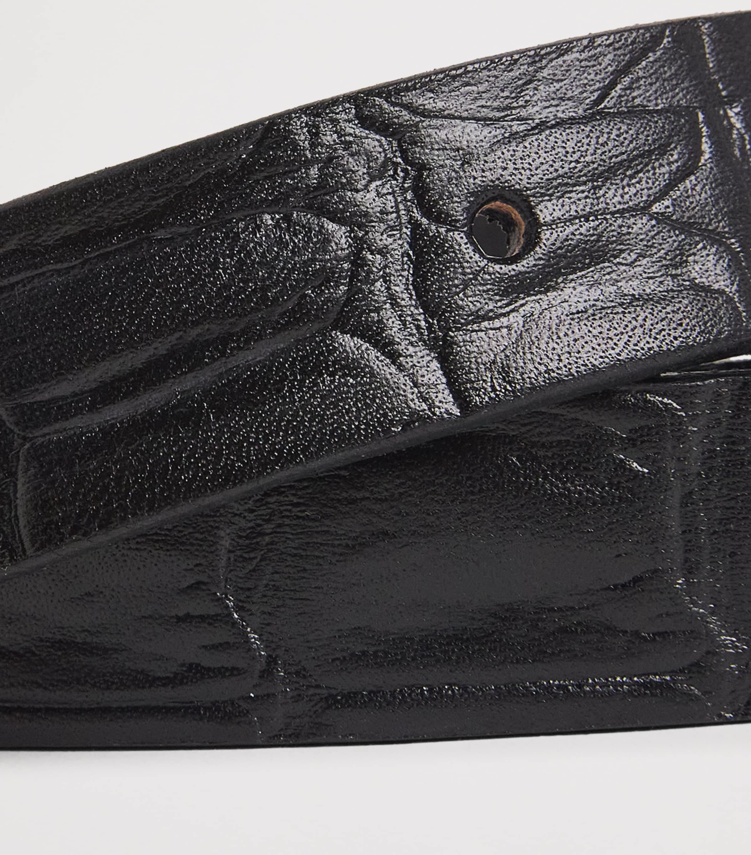 Eleventy Leather Belt Nero Image 5